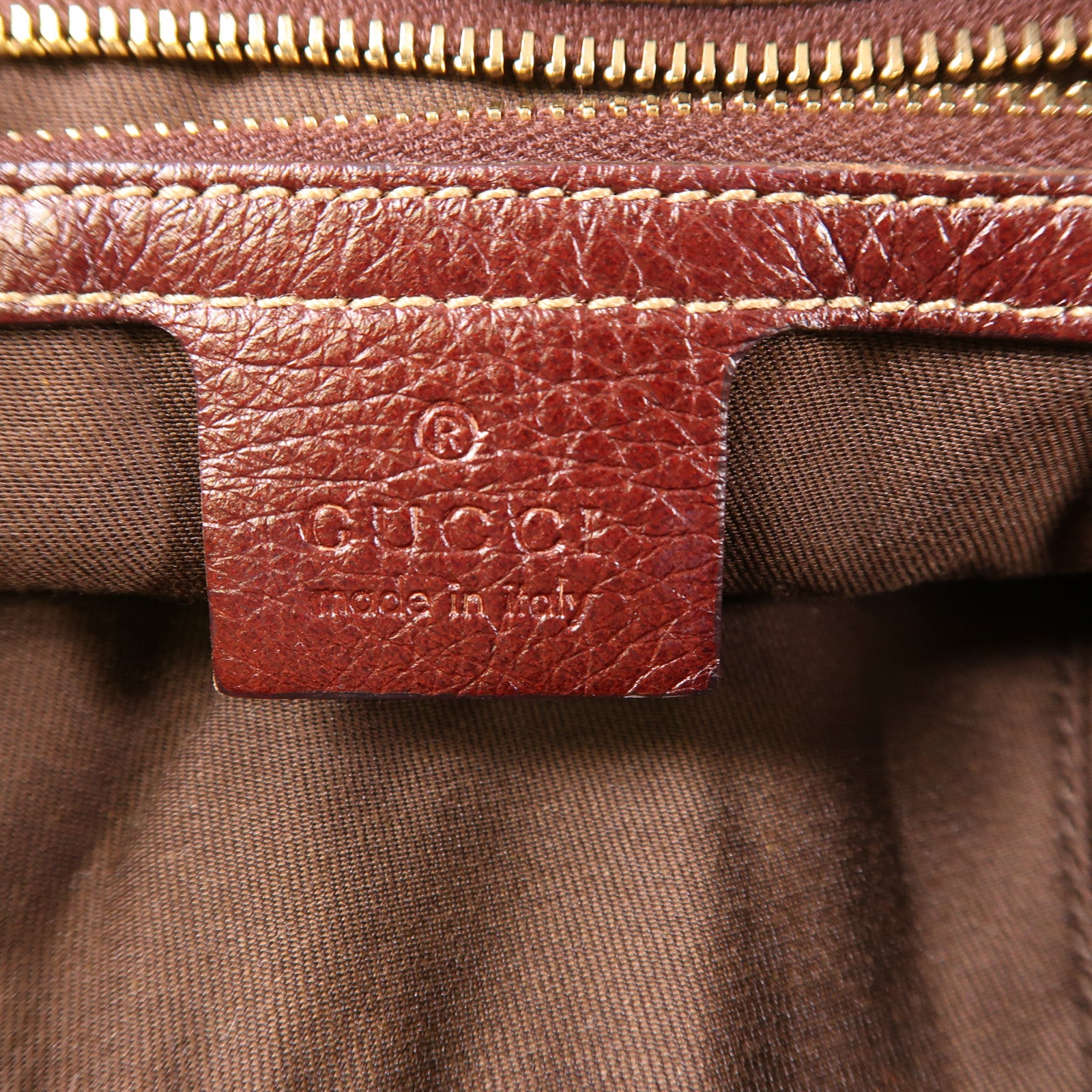 GUCCI GG GHW Handbag 189893 Canvas Brown