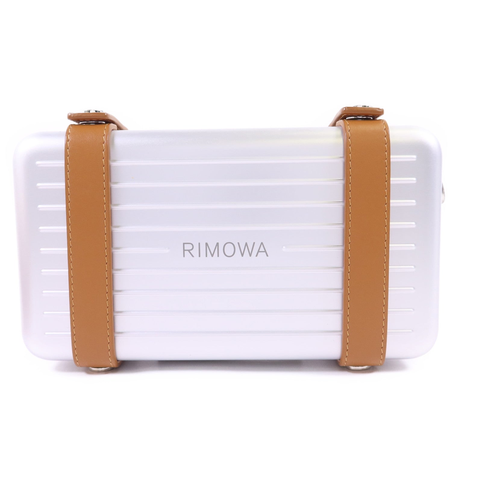 RIMOWA 鋁Personal Shoulder Bag銀扣肩背袋