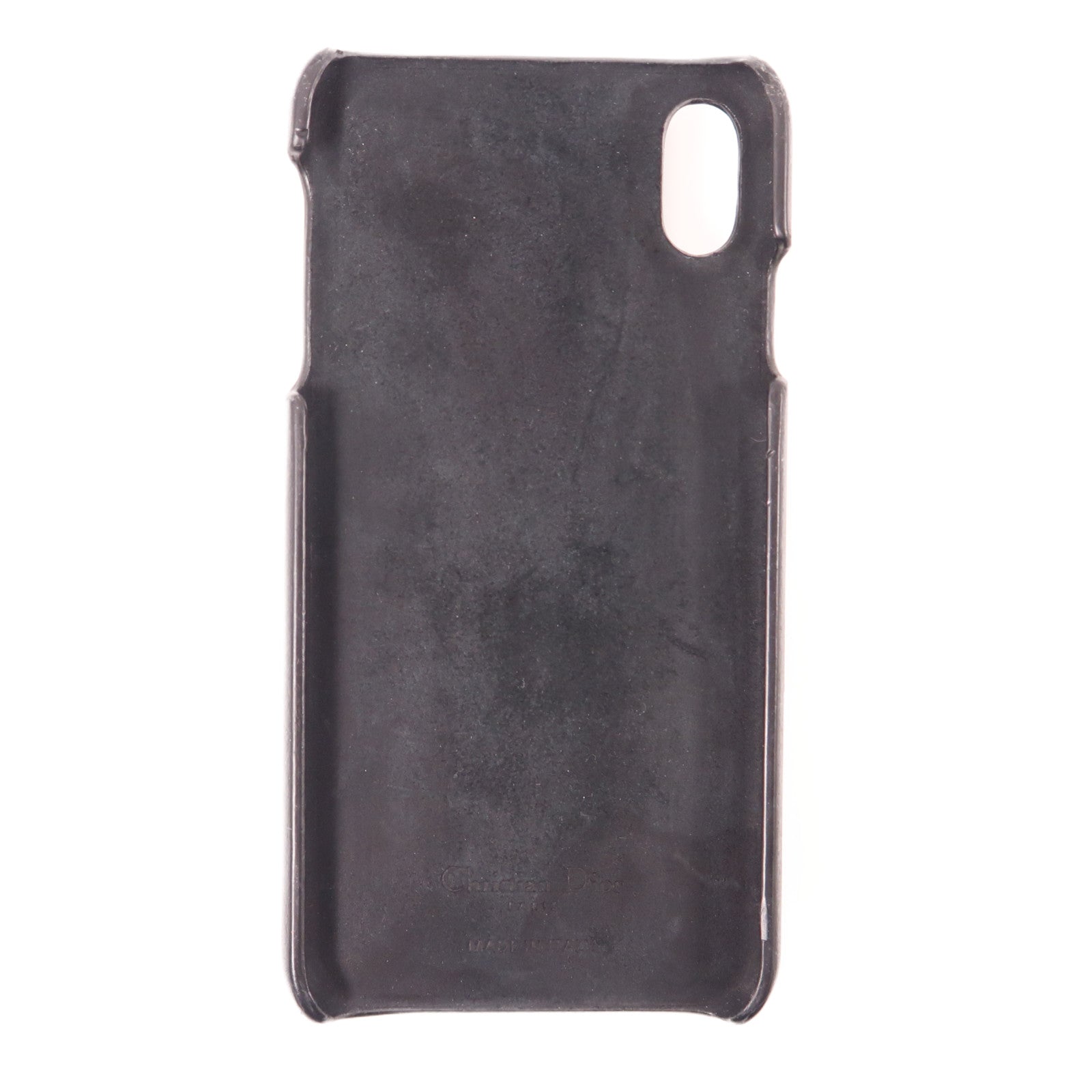 Dior 【激減優惠】皮革/帆布iphone 10 Case金扣黑色/藍色