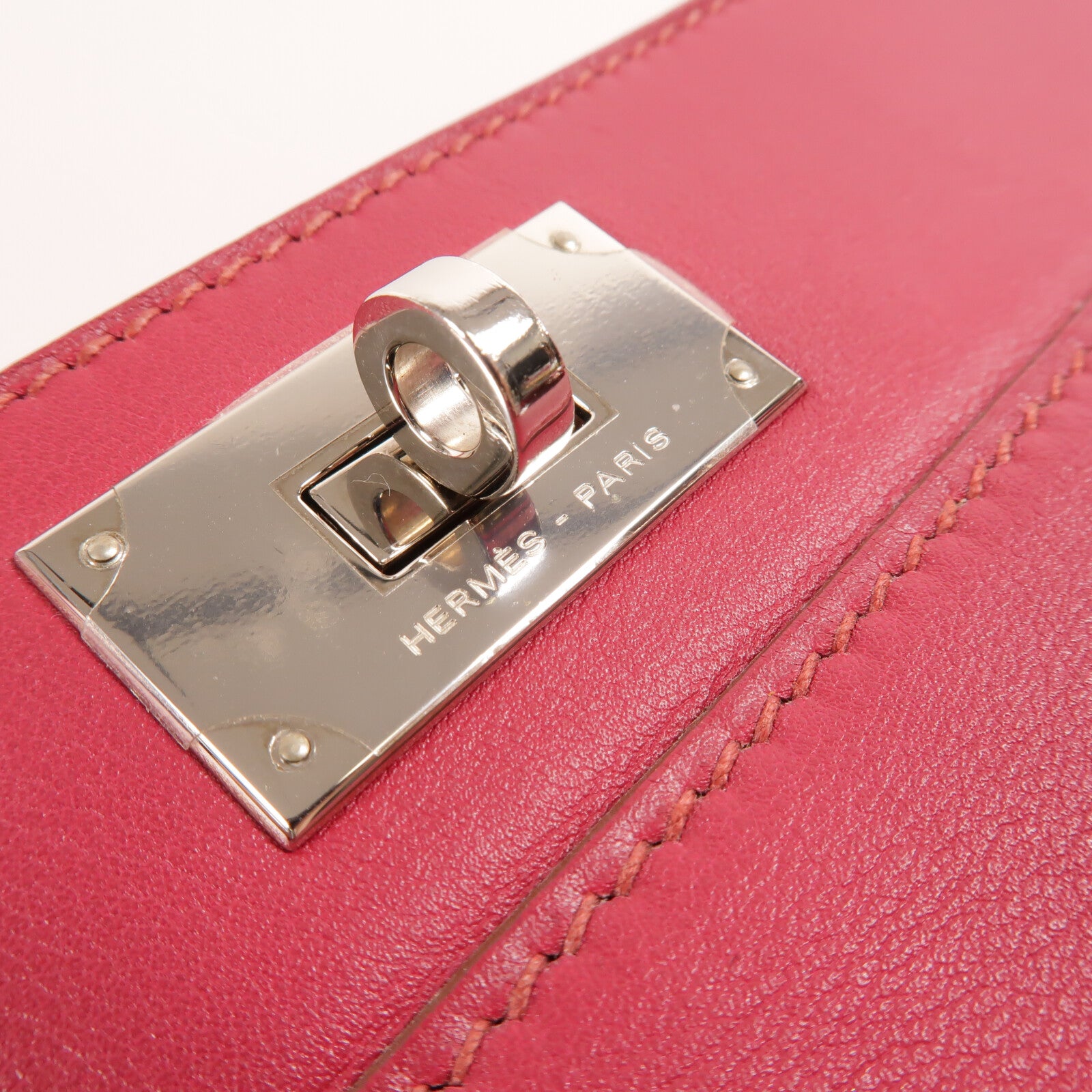 HERMES Swift皮革Tool Box 20手挽肩背兩用袋Rubis