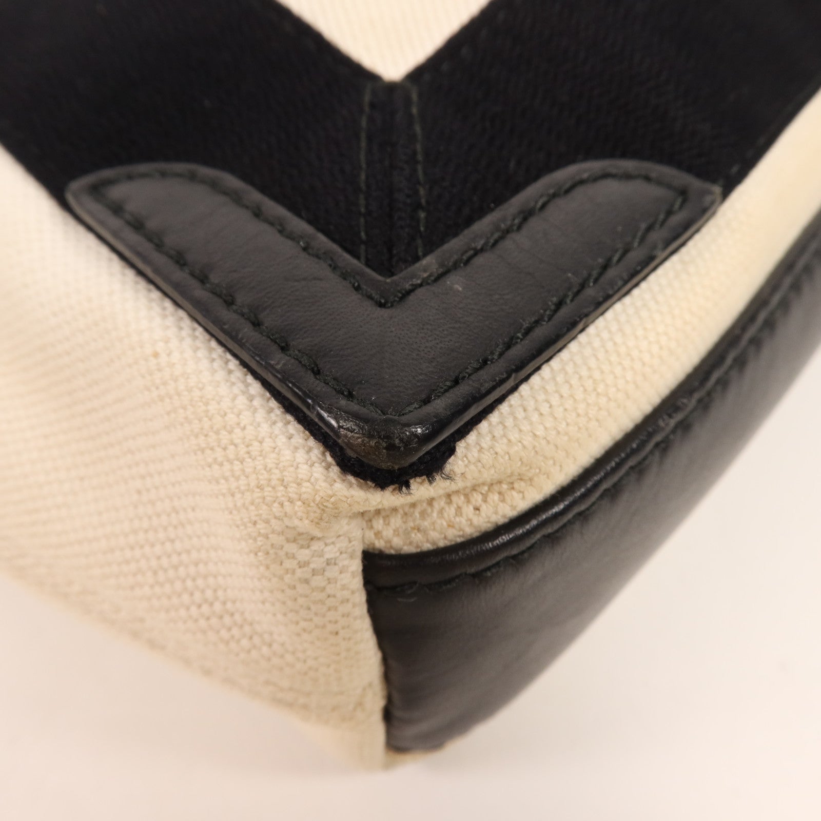 BALENCIAGA 帆布Cabas XS銀扣手挽肩背兩用袋