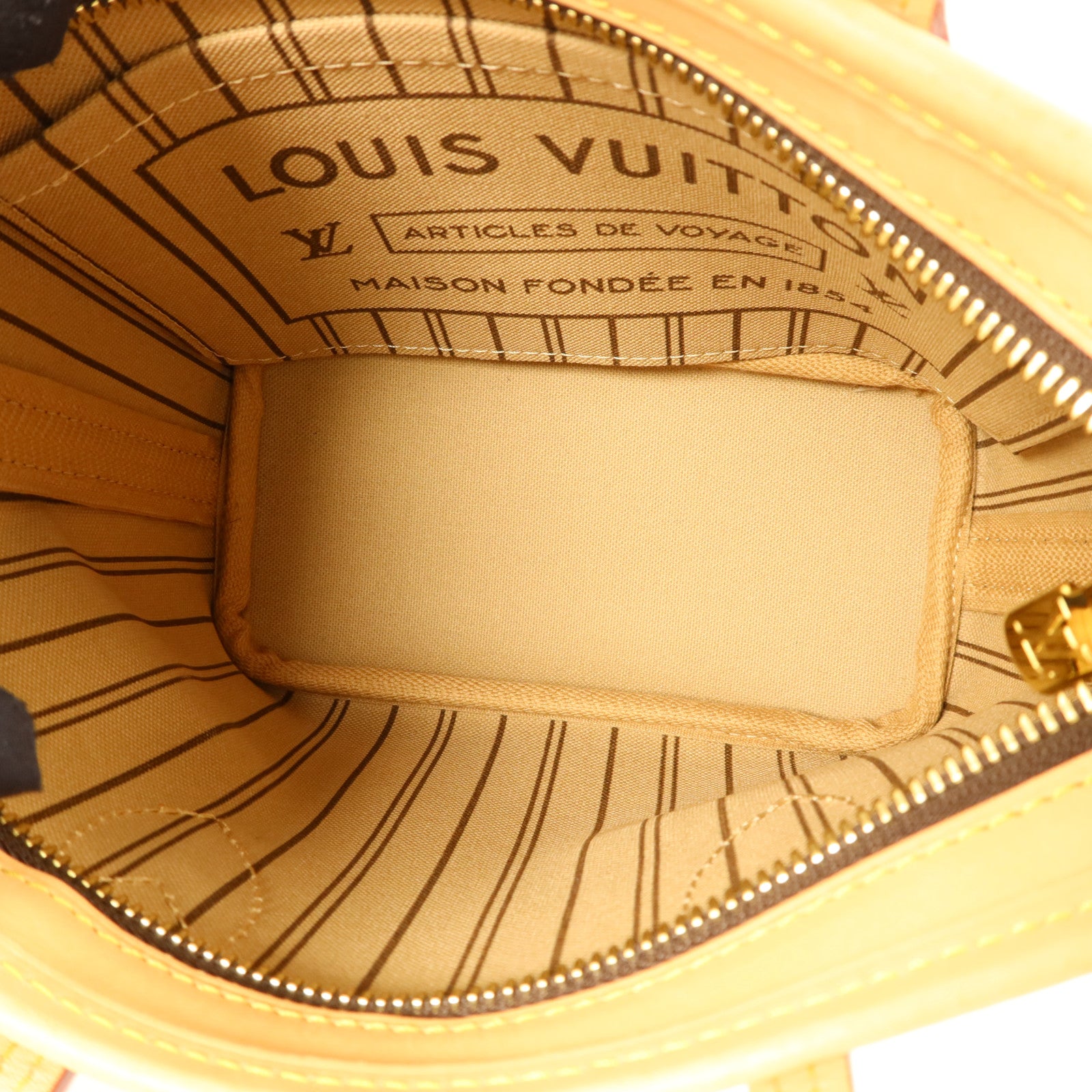 LOUIS VUITTON Monogram Neverfull BB金扣手挽肩背兩用袋