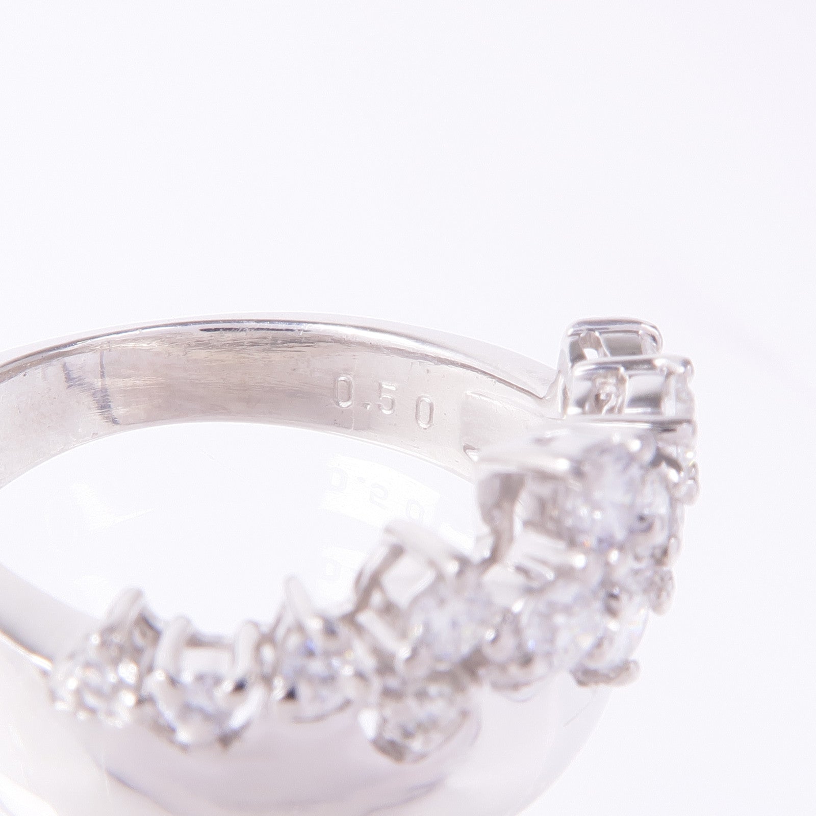 JEWELRY PT900鉑金Diamond Ring鑽石戒指US#5.75