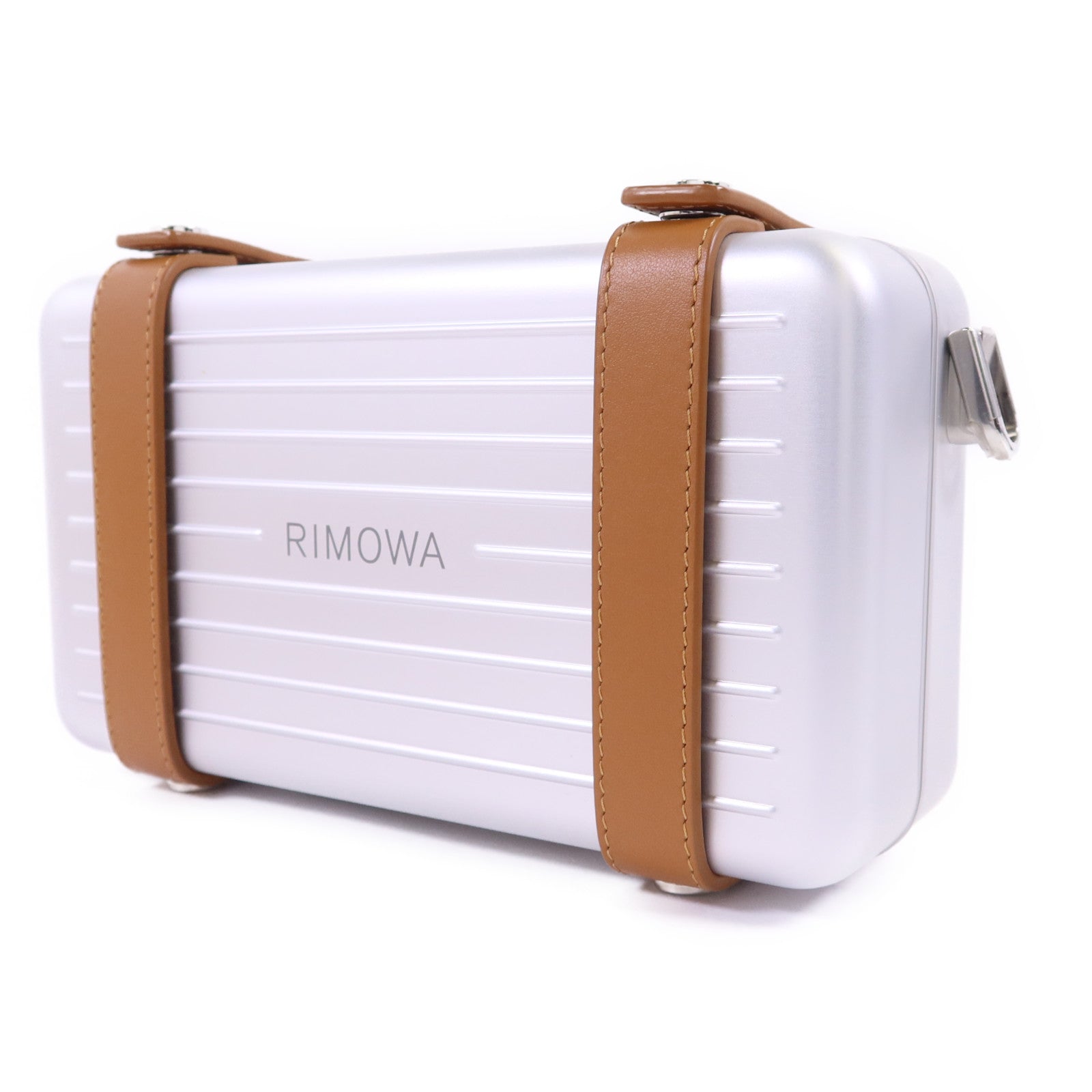 RIMOWA 鋁Personal Shoulder Bag銀扣肩背袋