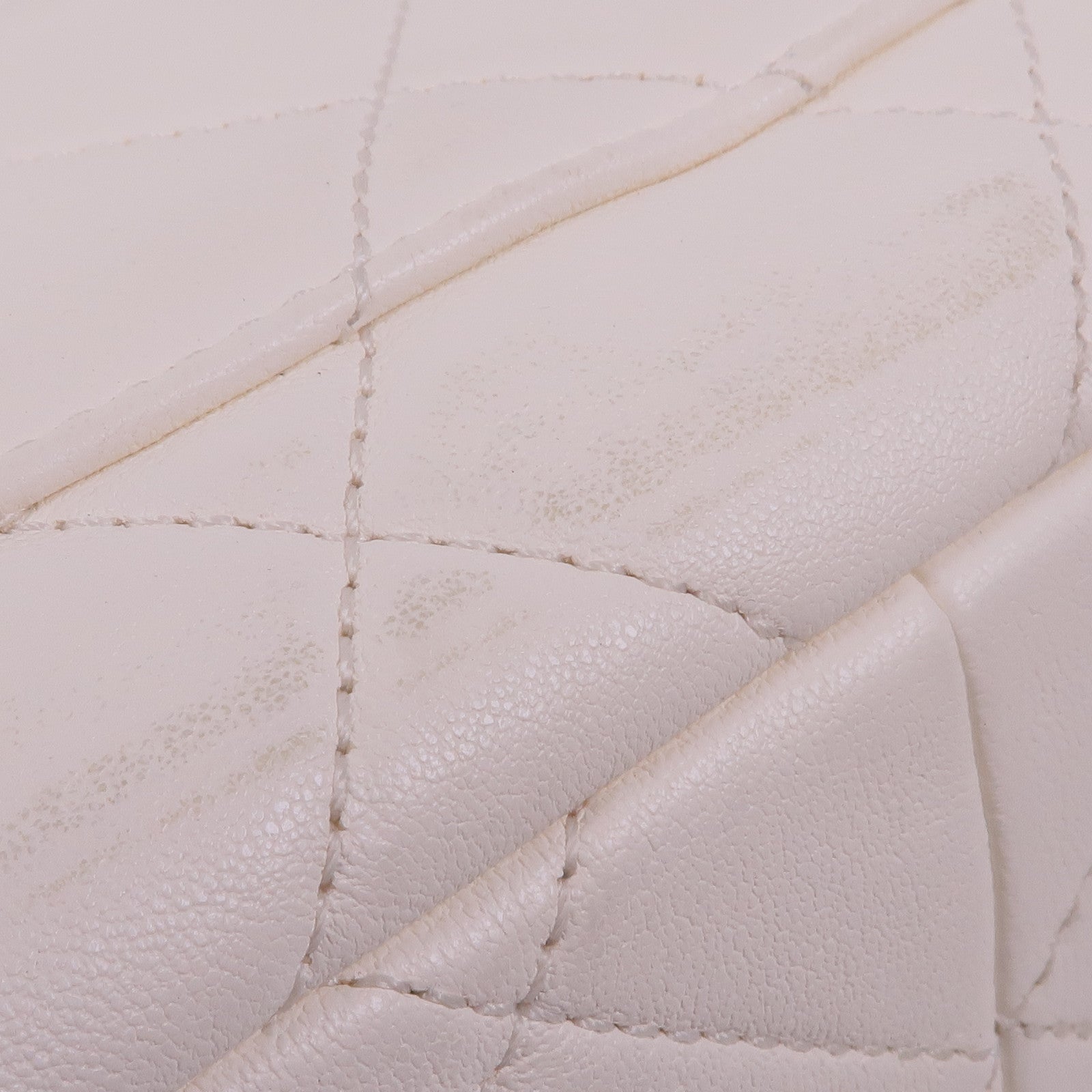 CHANEL 牛皮皮革Chain Shoulder Bag銀扣鏈帶肩背袋