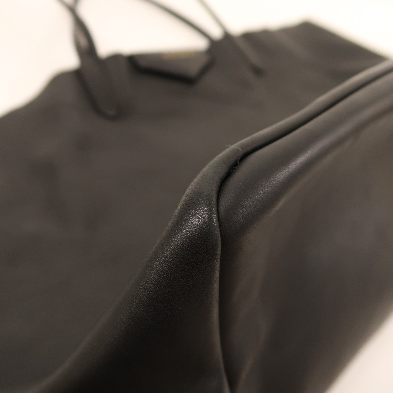 GIVENCHY 牛皮皮革Tote Bag金扣手挽袋黑色