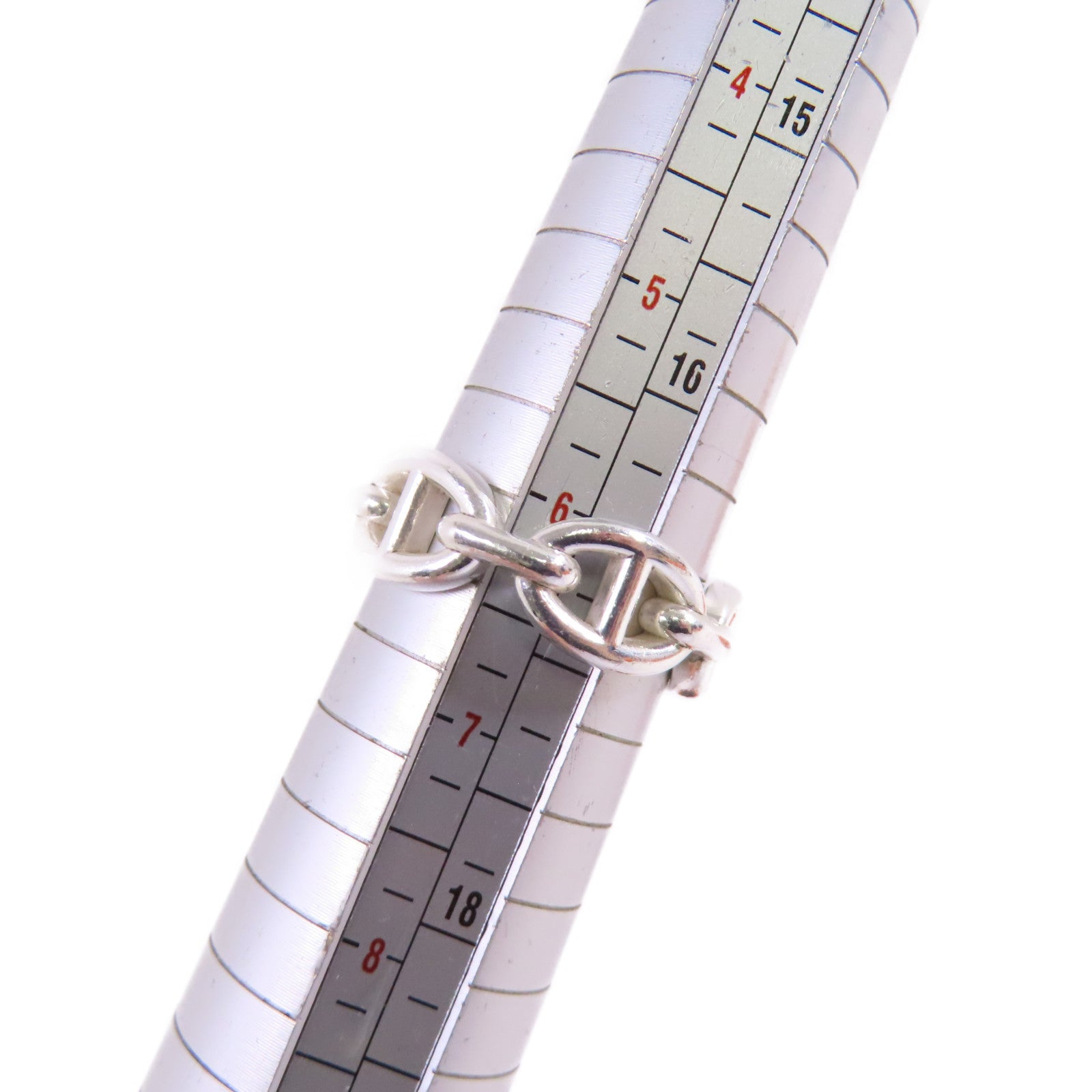 HERMES 925純銀Chaine Dancre Ring戒指Hermes#53/US#6.25