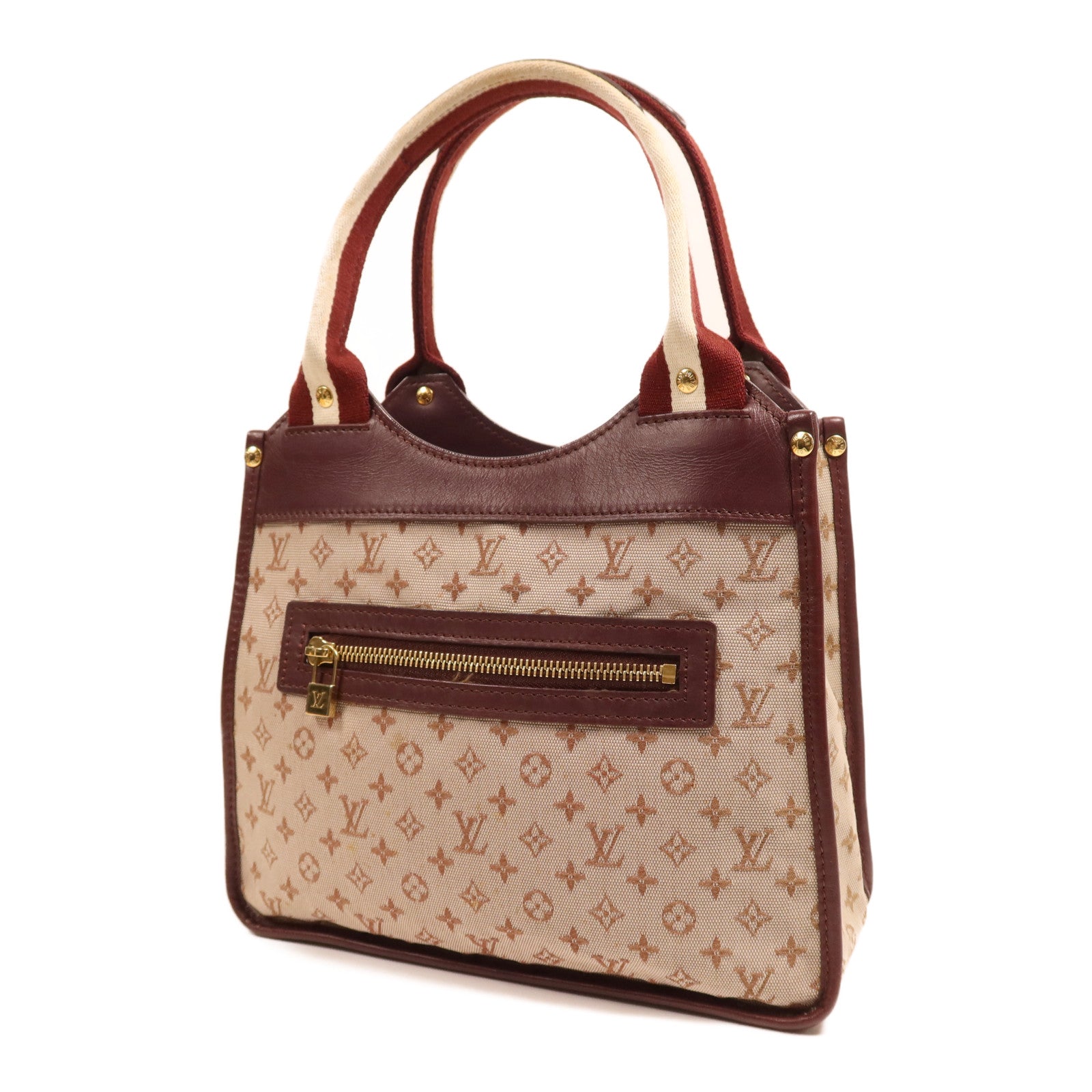 LOUIS VUITTON Monogram Mini Sac Kathleen金扣手挽袋
