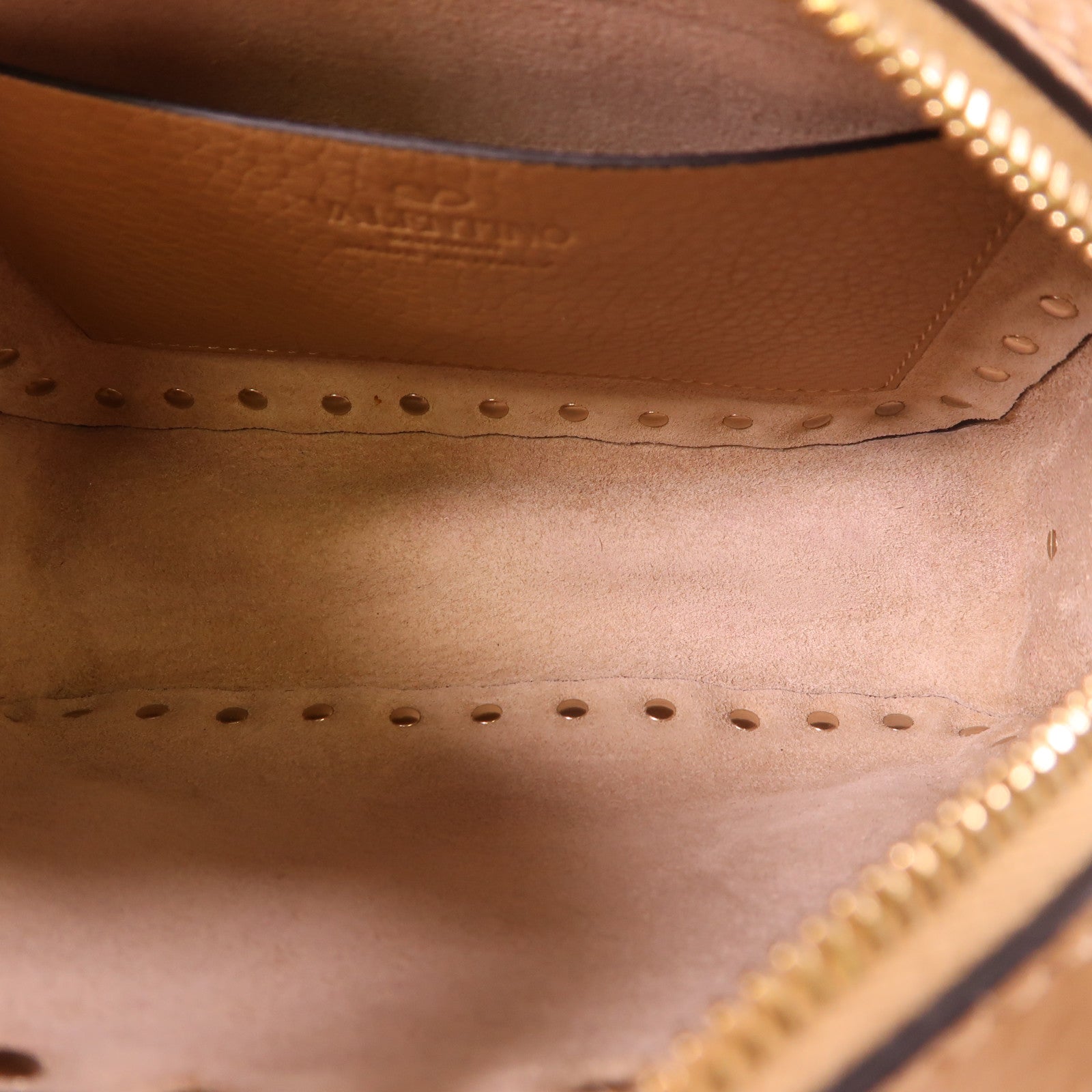 Valentino 牛皮皮革Shoulder Bag金扣肩背袋