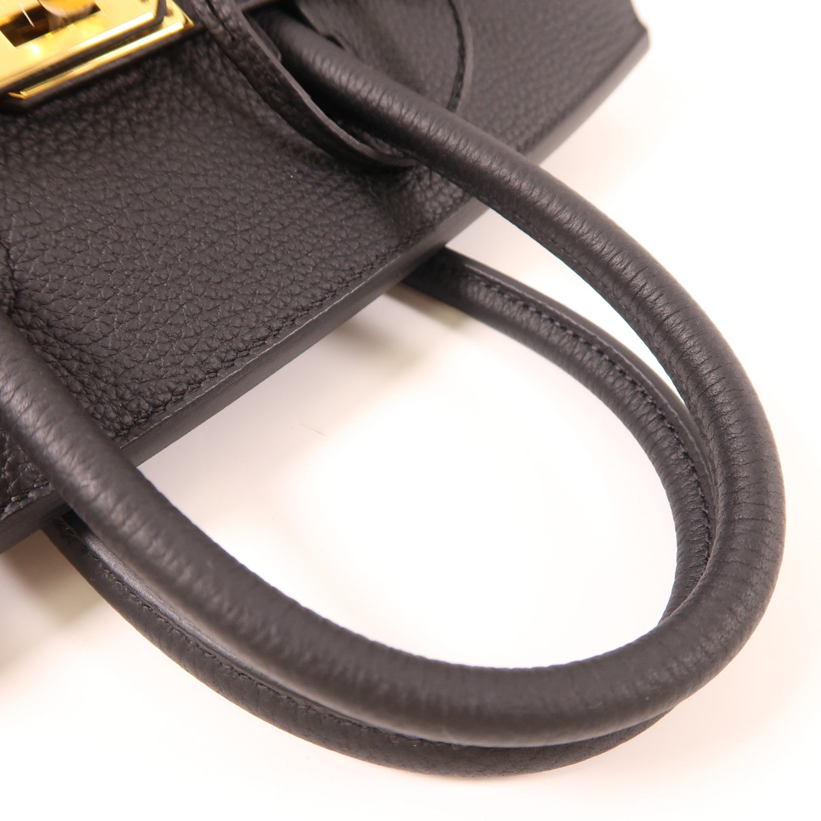 HERMES【激減優惠】 Togo皮革Birkin 25金扣手挽袋Noir黑色