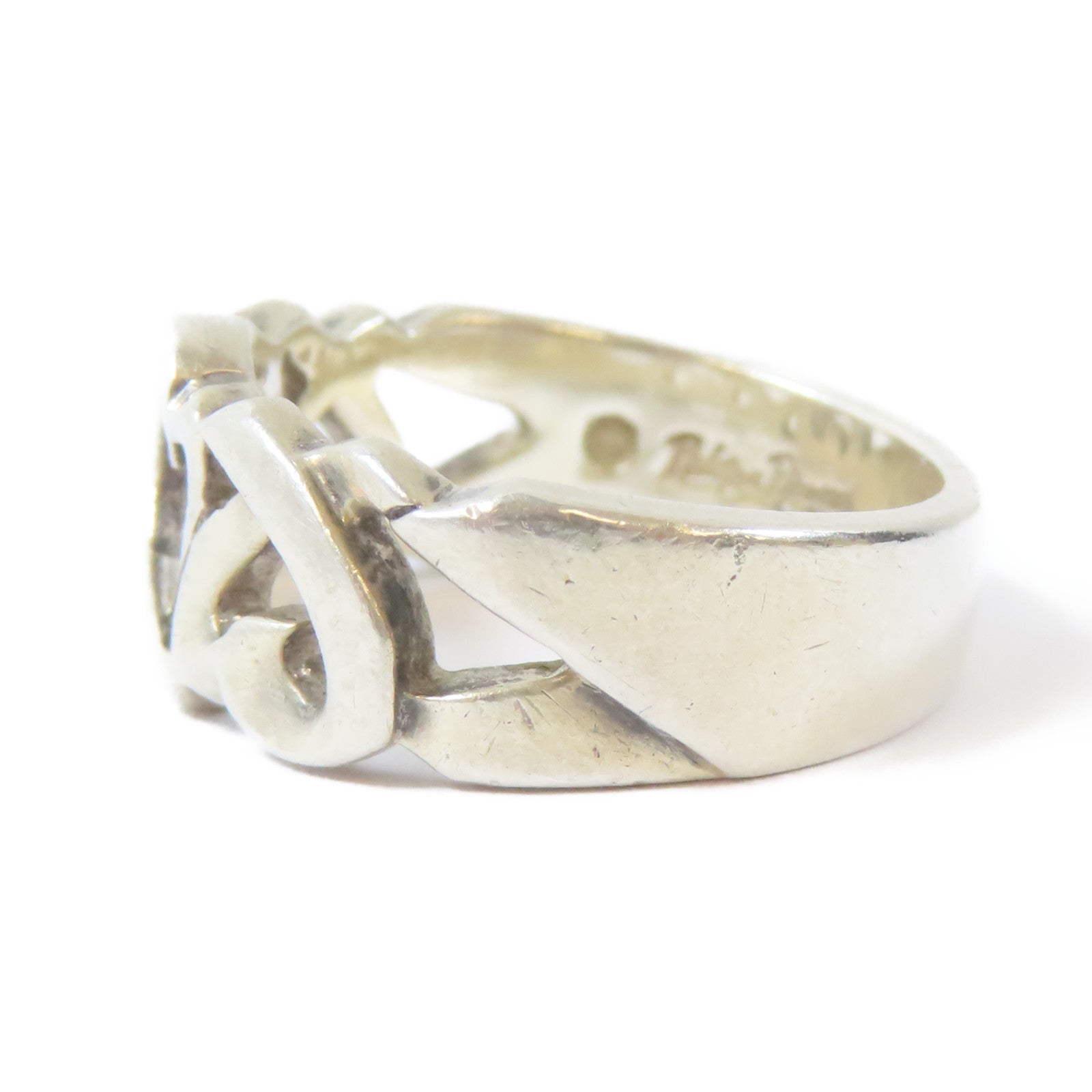 TIFFANY＆CO 925純銀Loving Heart Ring戒指US#6.25
