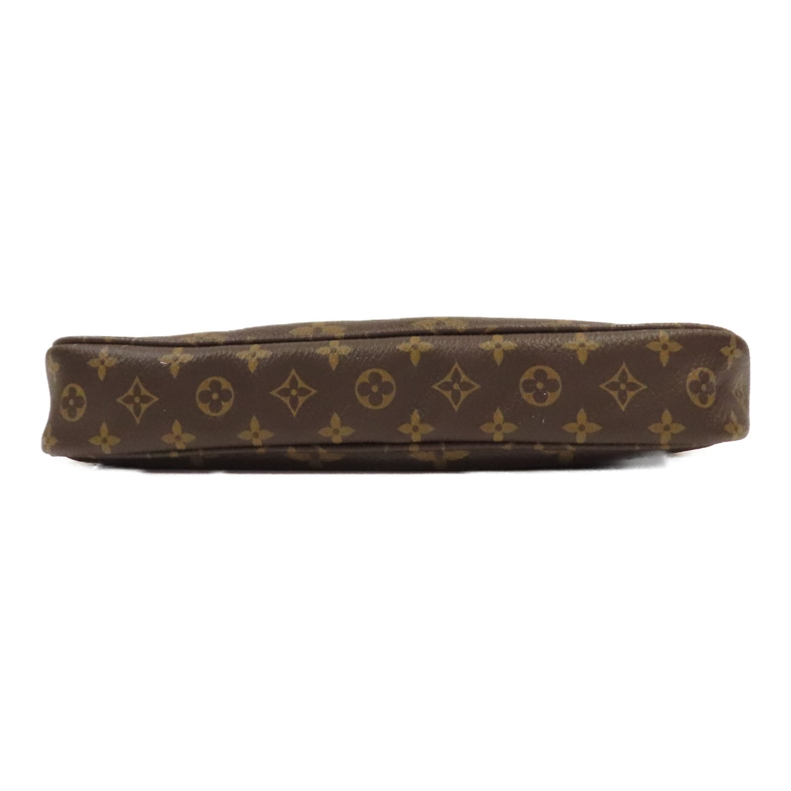 LOUIS VUITTON Monogram Multi Pochette Accessoires金扣肩背袋啡色