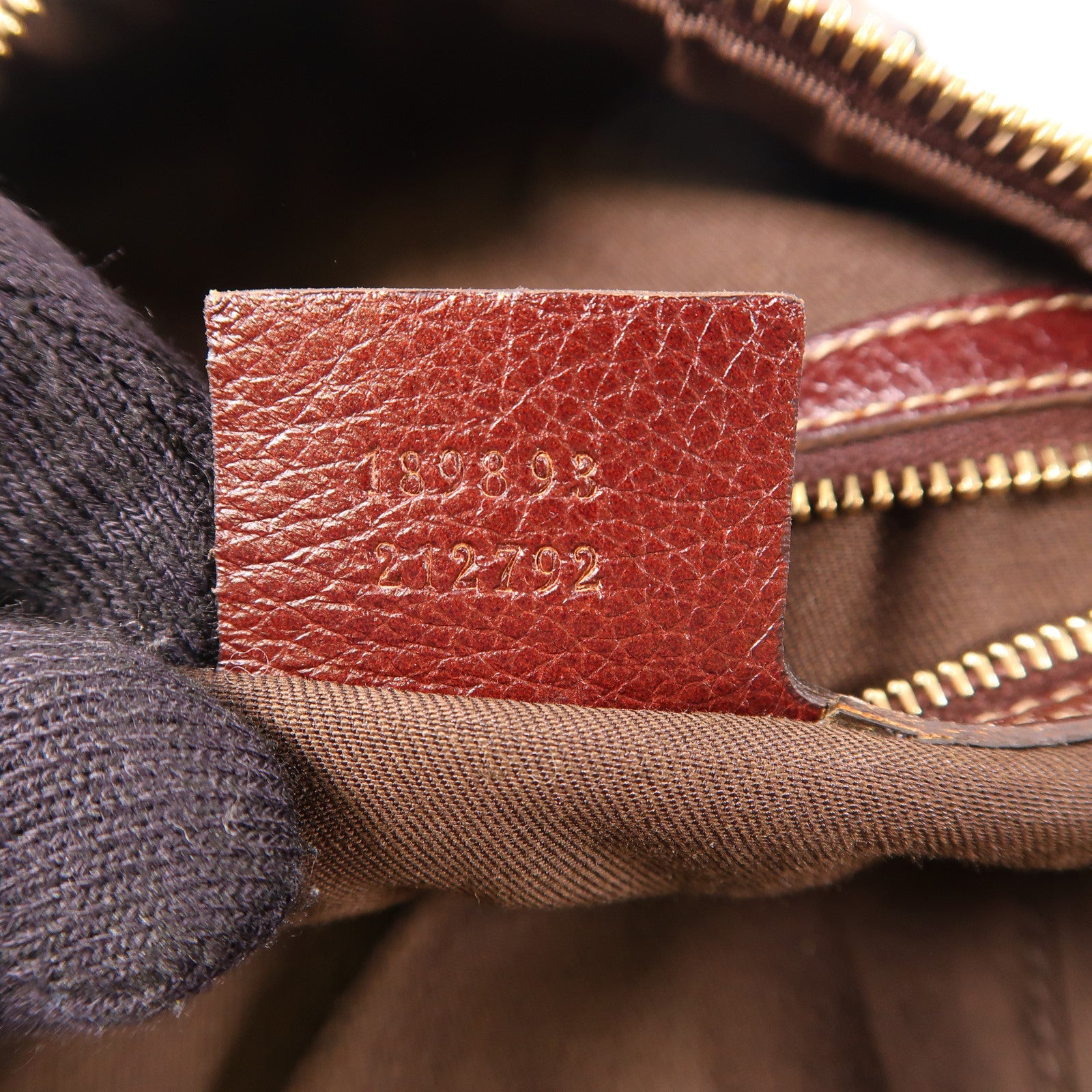 GUCCI GG GHW Handbag 189893 Canvas Brown