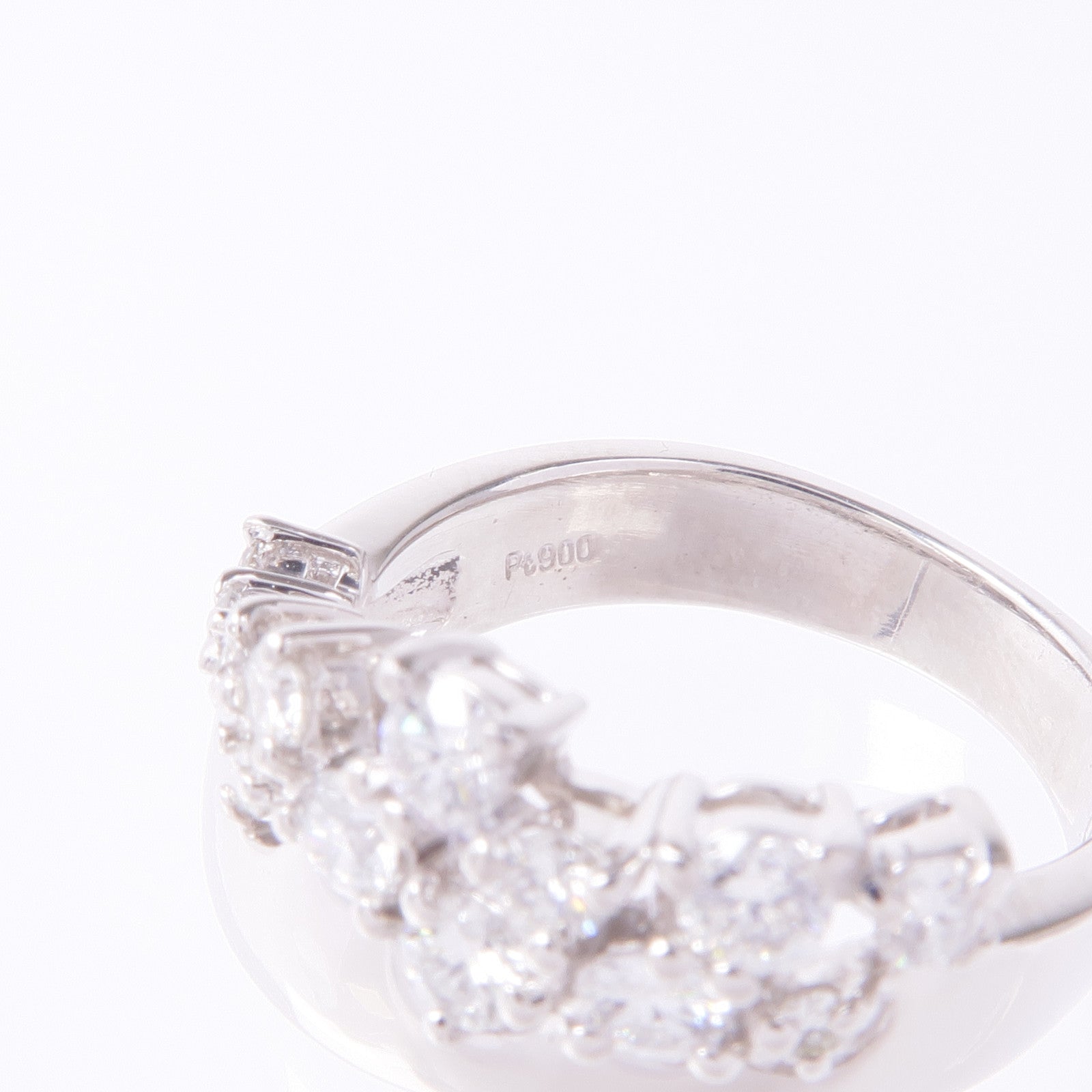 JEWELRY PT900鉑金Diamond Ring鑽石戒指US#5.75