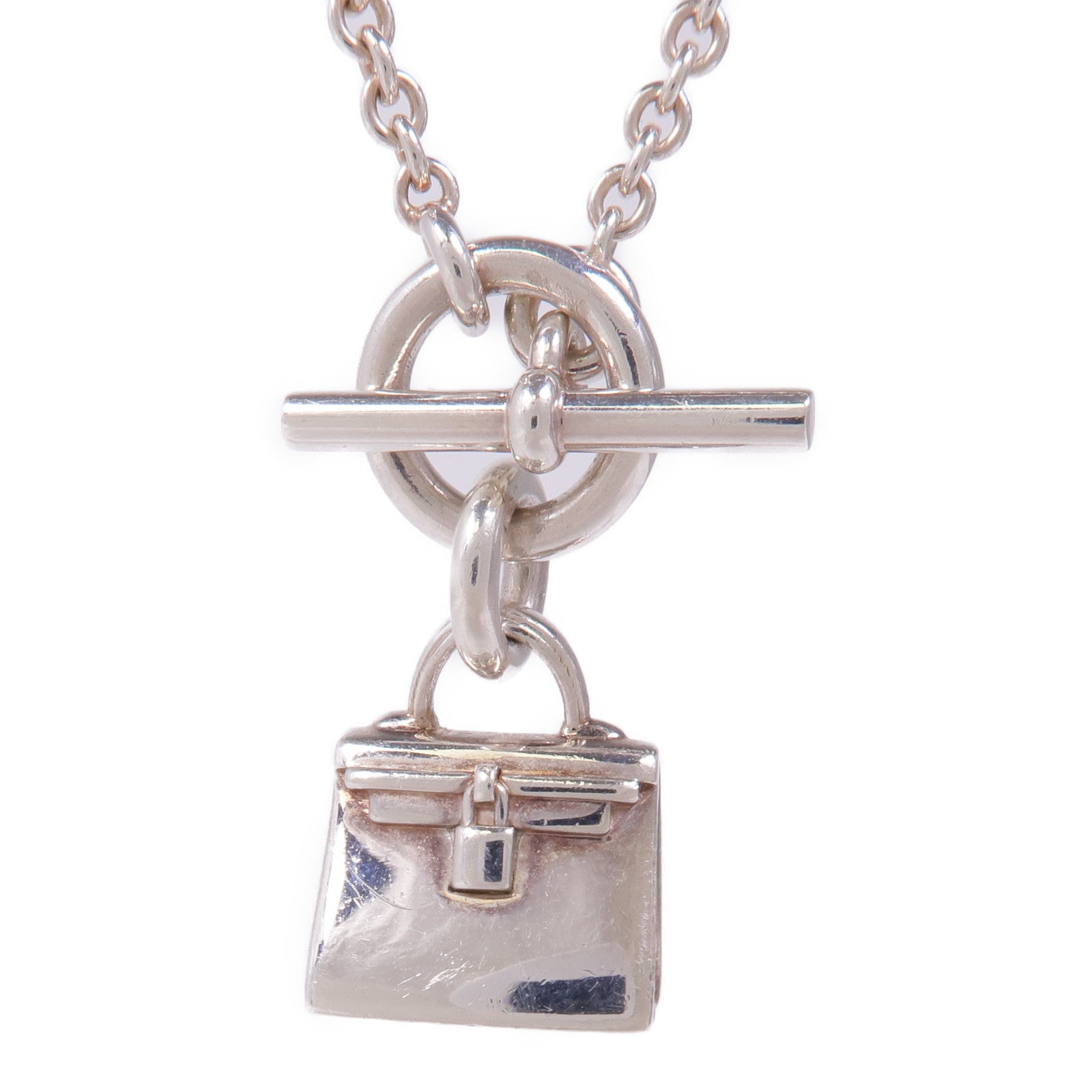 HERMES 925純銀Amulettes Kelly Pendant項鍊