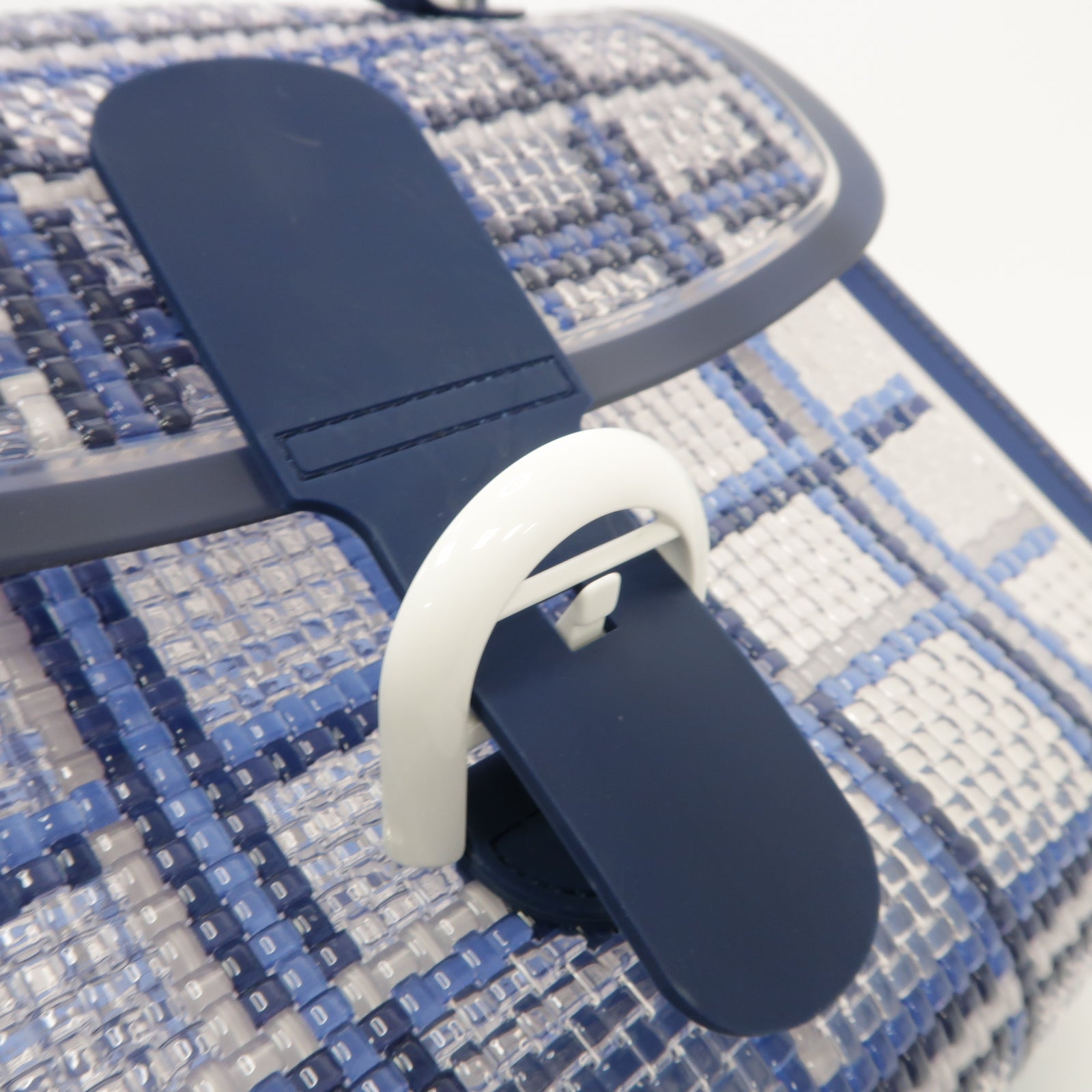 SELECTION 【激減優惠】PVC Brillant MM 2 Way Shoulder Bag手挽肩背兩用袋藍色