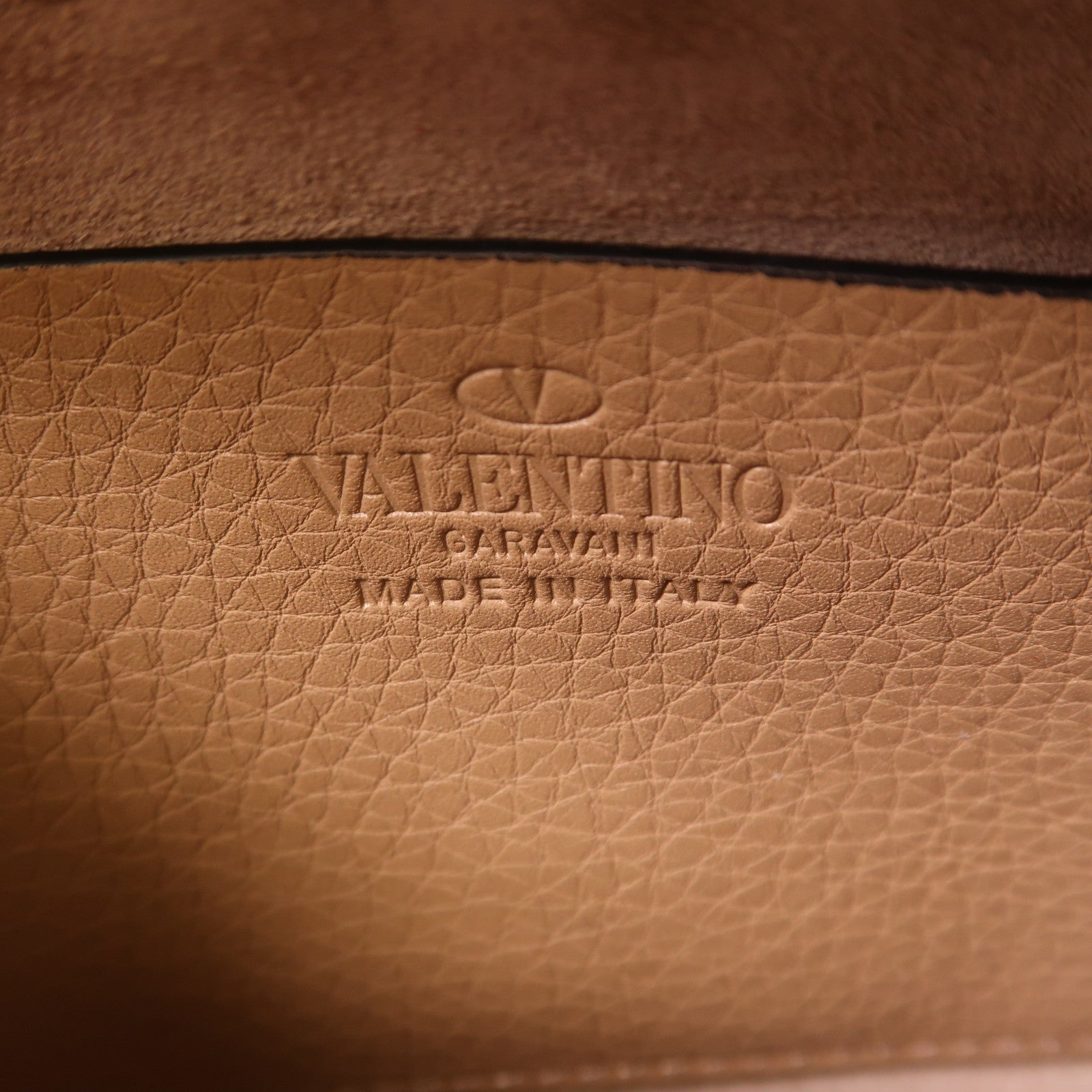 Valentino 牛皮皮革Shoulder Bag金扣肩背袋