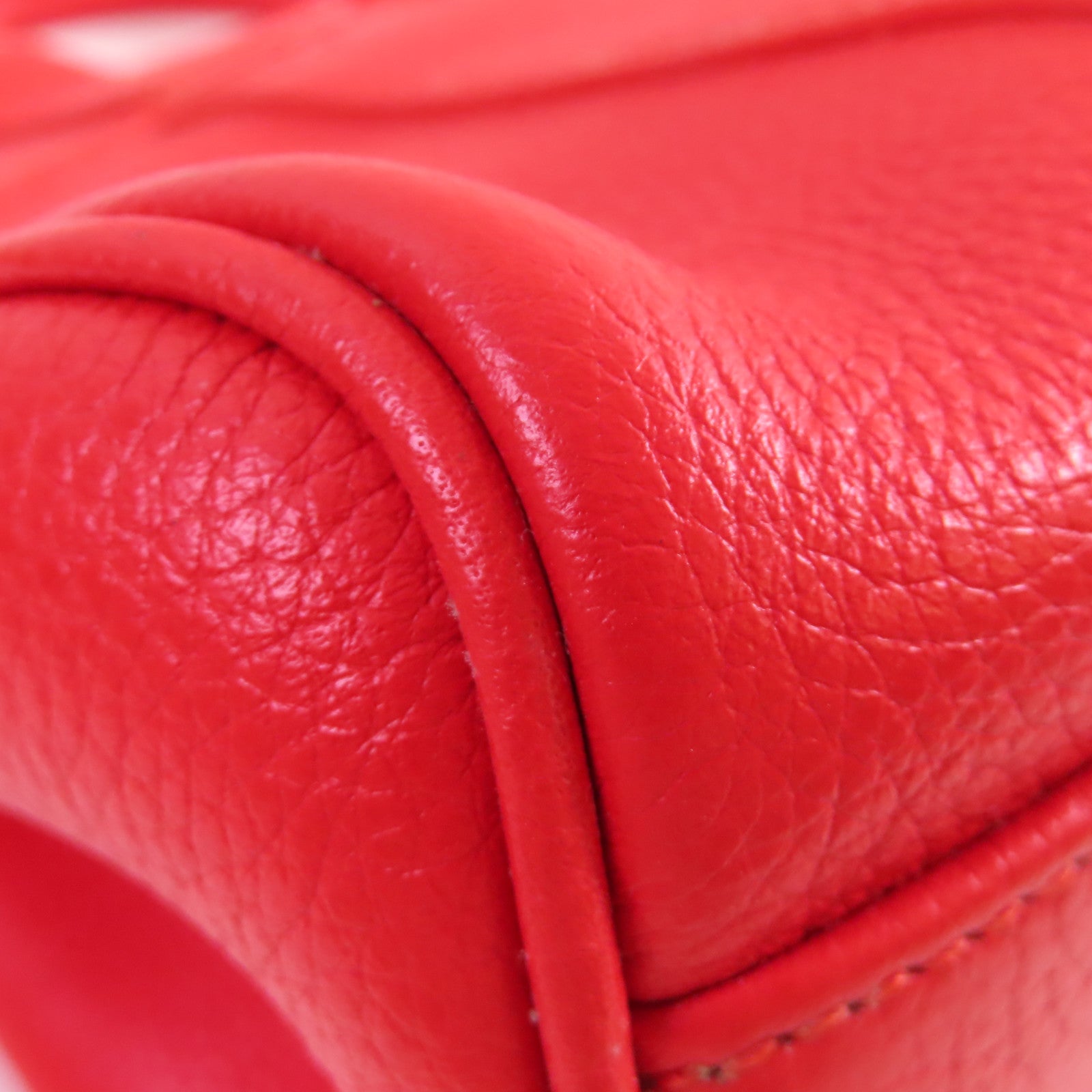 MULBERRY 牛皮皮革2Way Shoulder Bag金扣手挽肩背兩用袋紅色