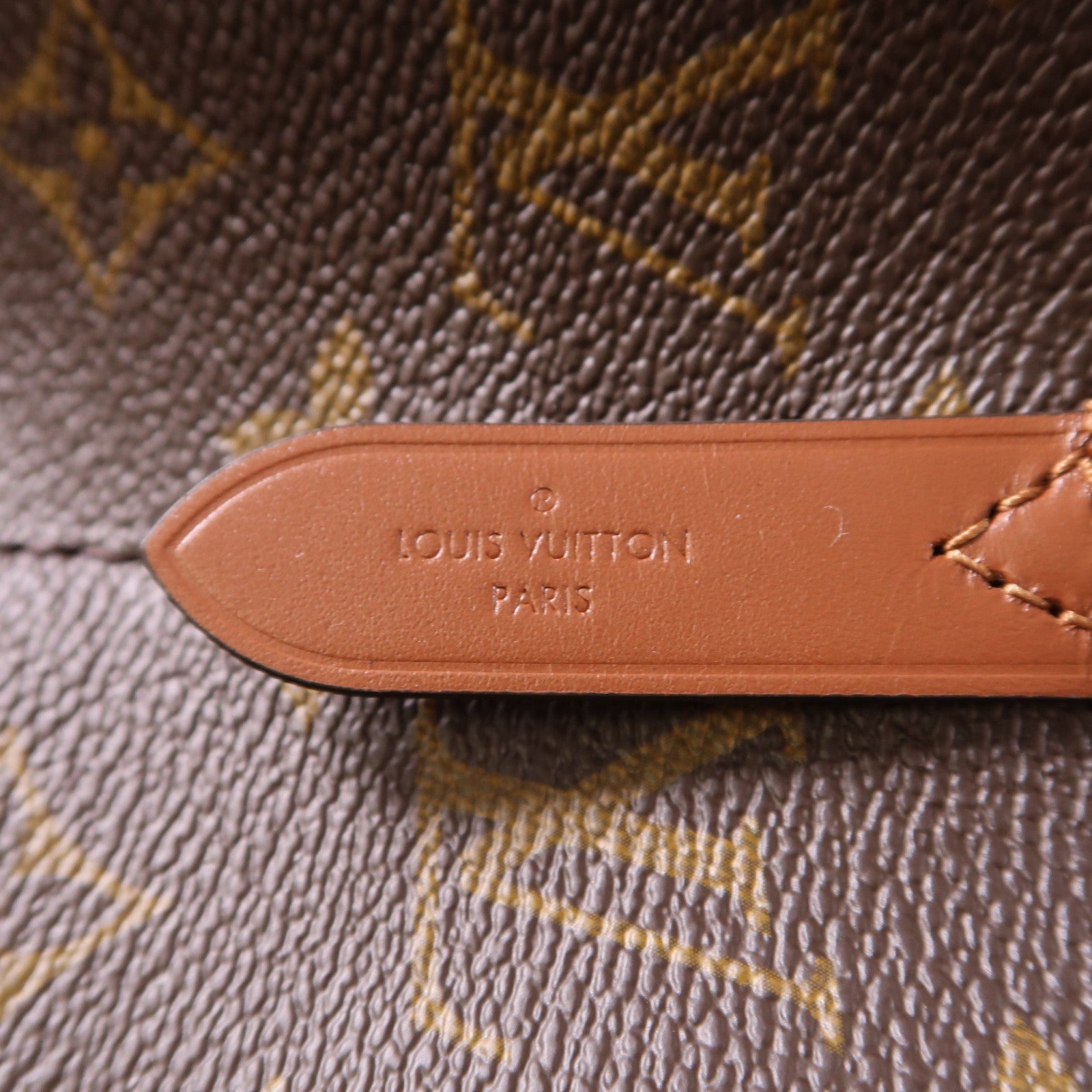 LOUIS VUITTON Monogram NeoNoe MM金扣肩背袋棕色