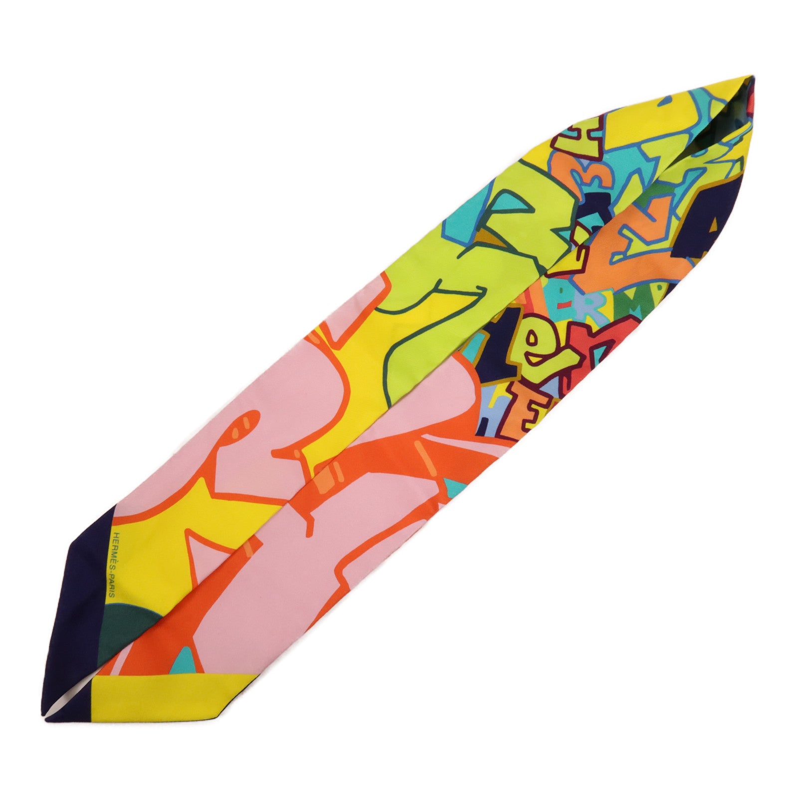 HERMES 絲質Twilly絲巾