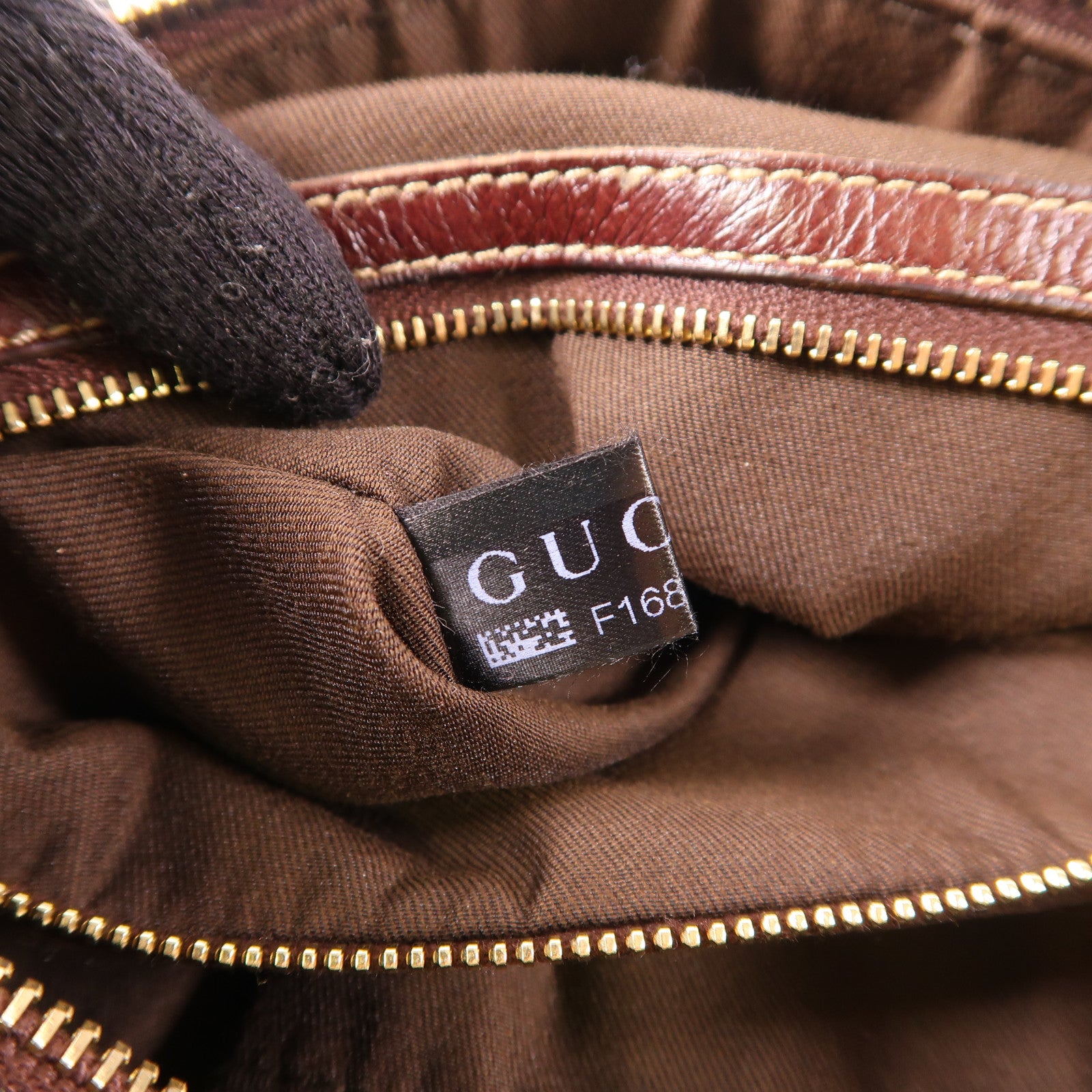 GUCCI GG GHW Handbag 189893 Canvas Brown