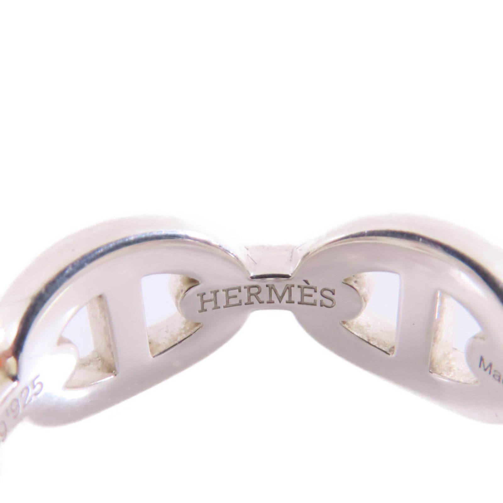 HERMES 925純銀Chaine Dancre Ring戒指Hermes#53/US#6.25