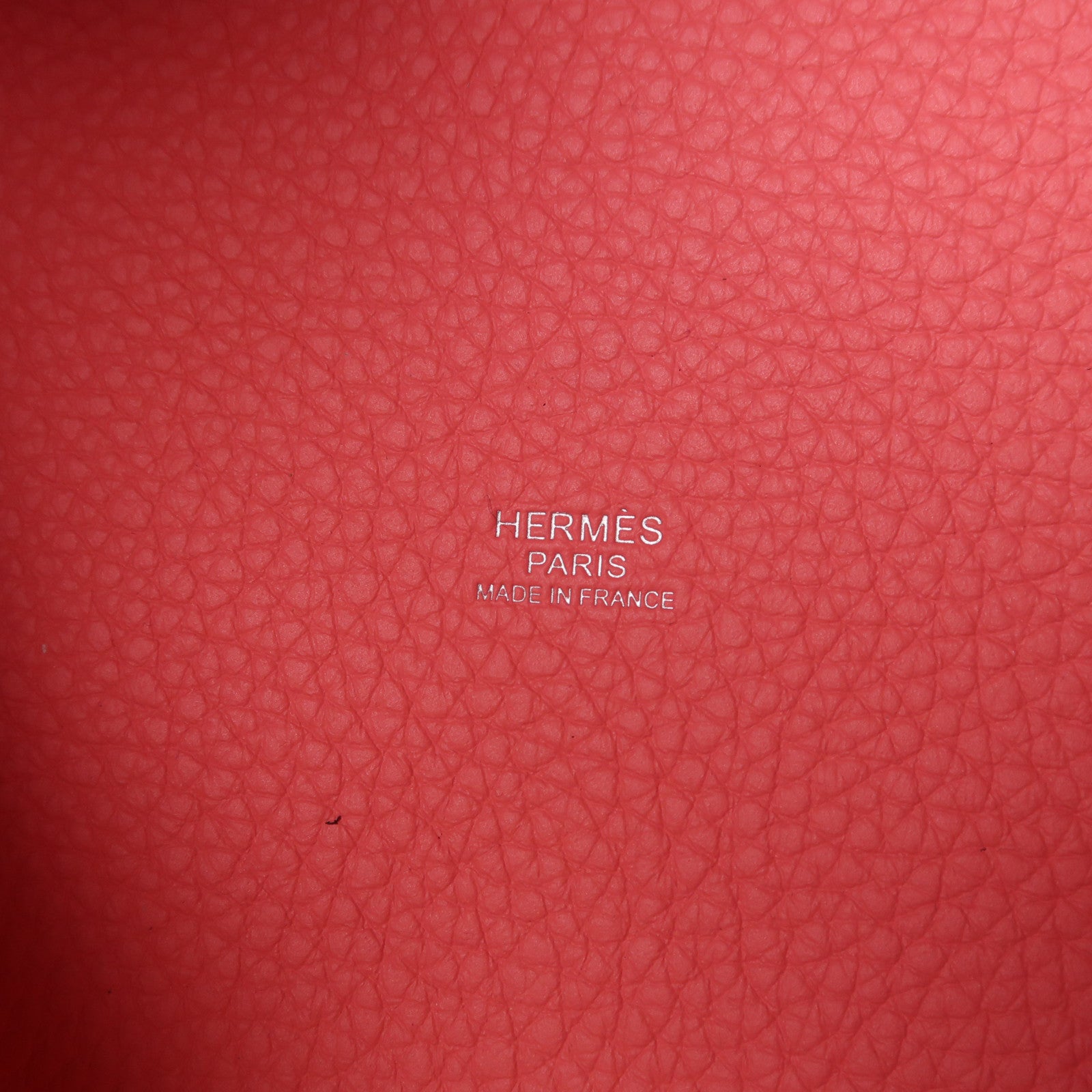 HERMES Clemence皮革Picotin PM銀扣手挽袋