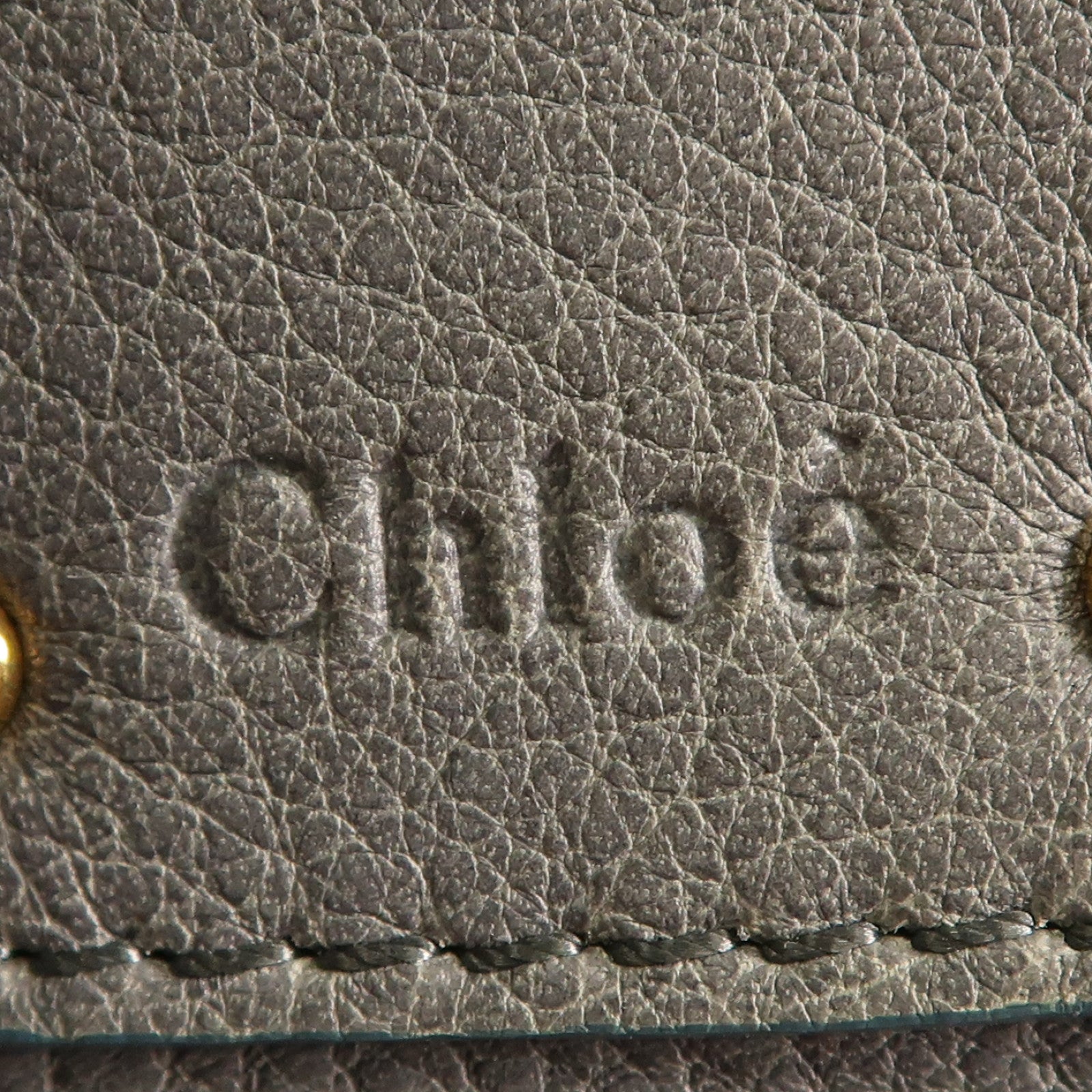 Chloe 牛皮皮革Shoulder Tote金扣肩背袋/手挽袋