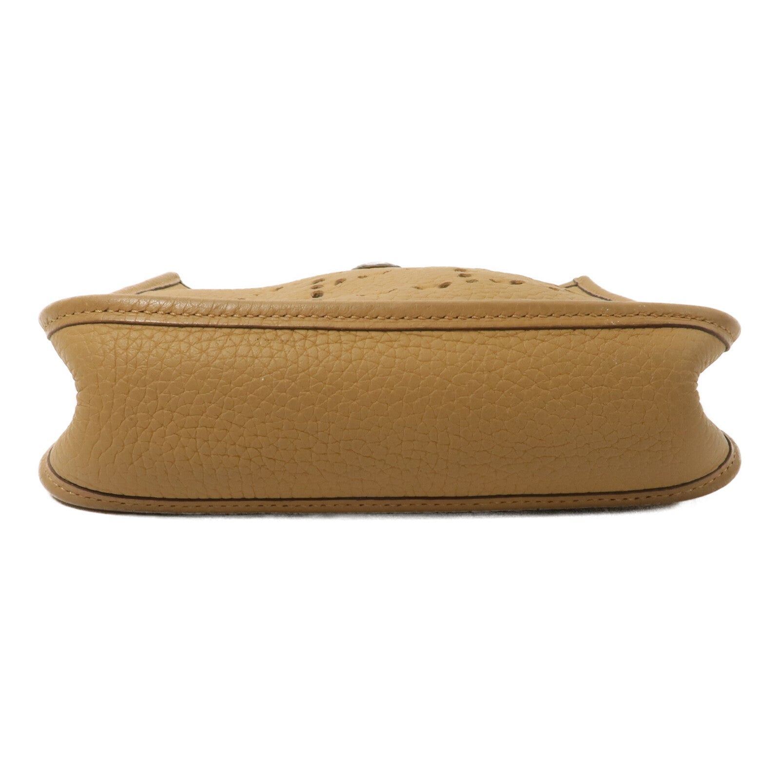 HERMES Clemence皮革Evelyne TPM肩背袋Biscuit