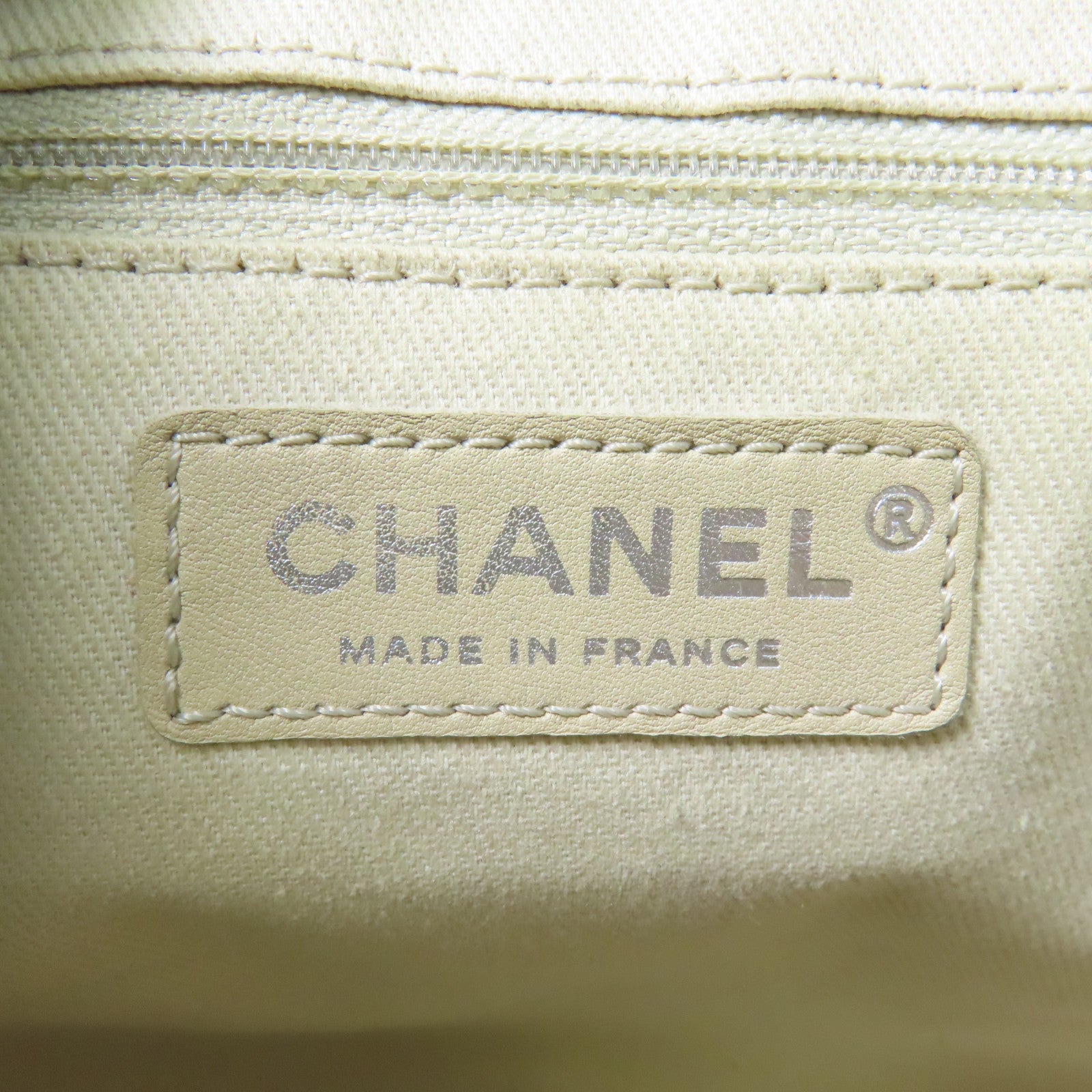 CHANEL 【激減優惠】牛皮皮革Chain Shoulder銀扣鏈帶肩背袋綠色