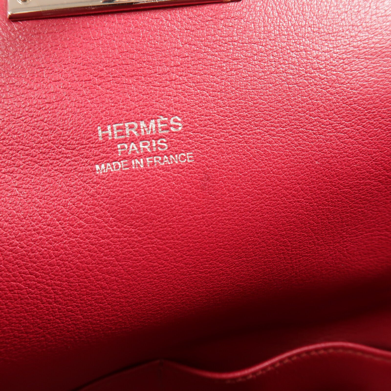 HERMES Swift皮革Tool Box 20手挽肩背兩用袋Rubis