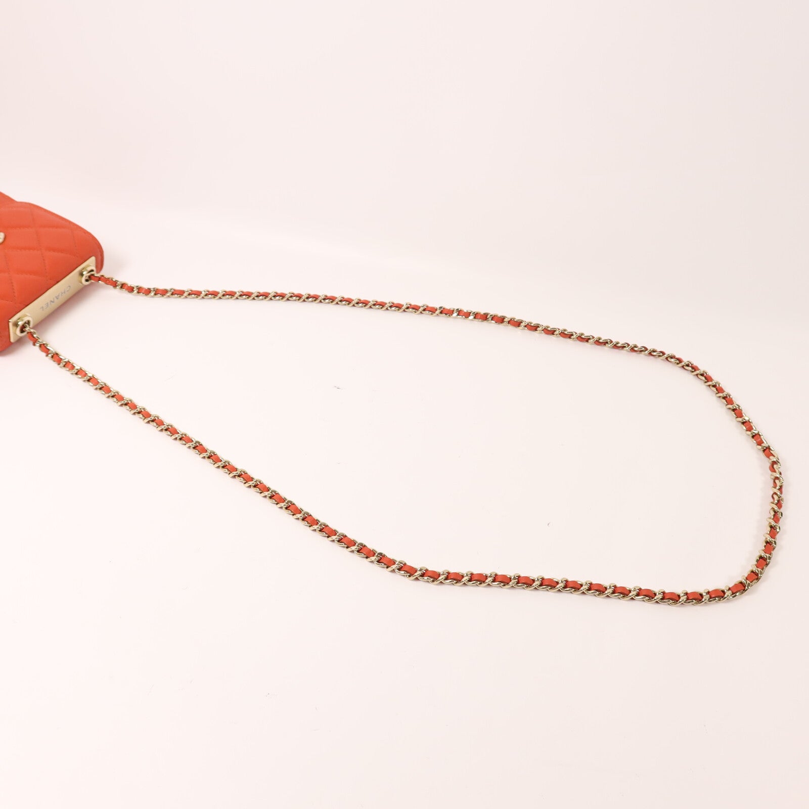 CHANEL 羊皮皮革Chain Shoulder鏈帶肩背袋