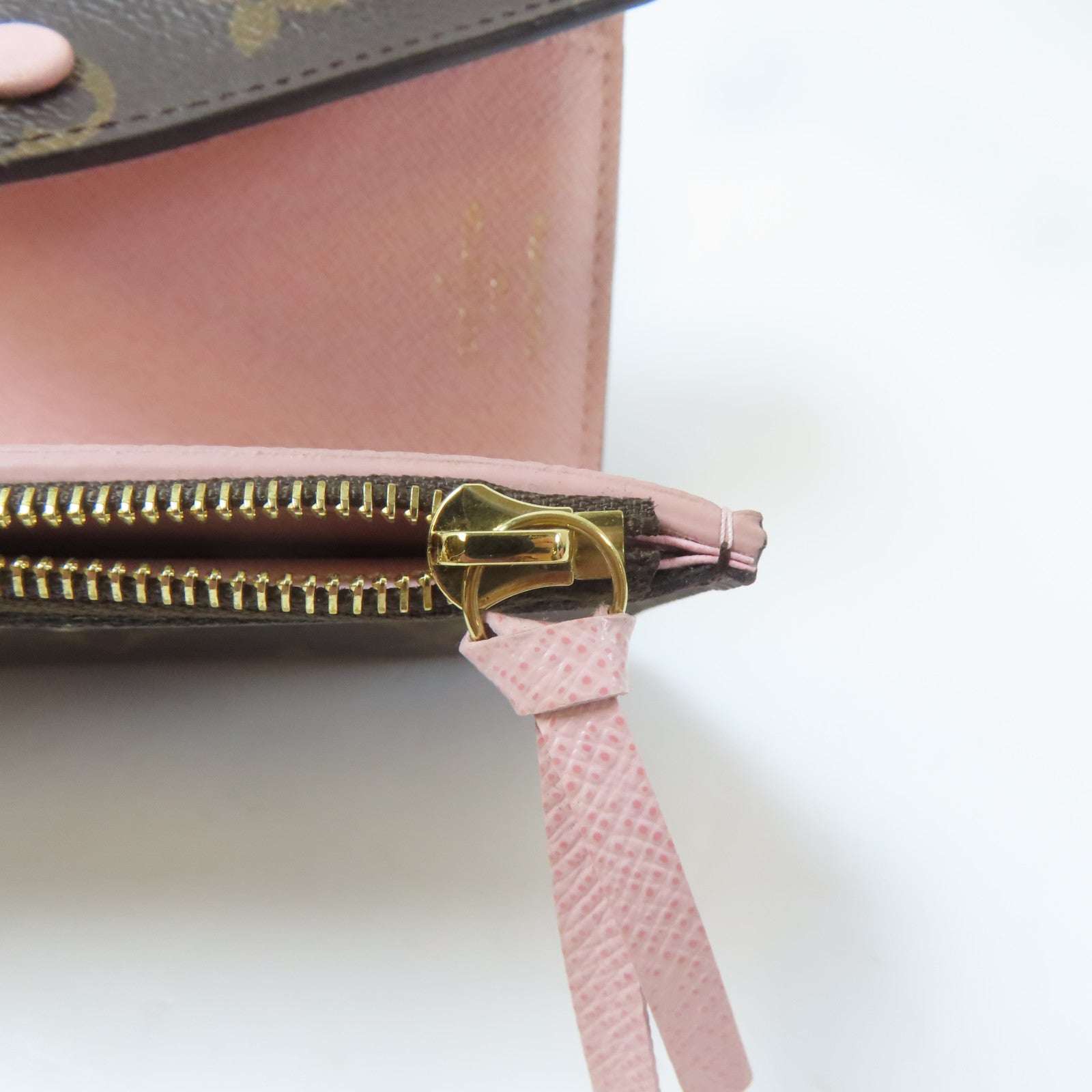 LOUIS VUITTON Monogram Victorine金扣錢包啡色