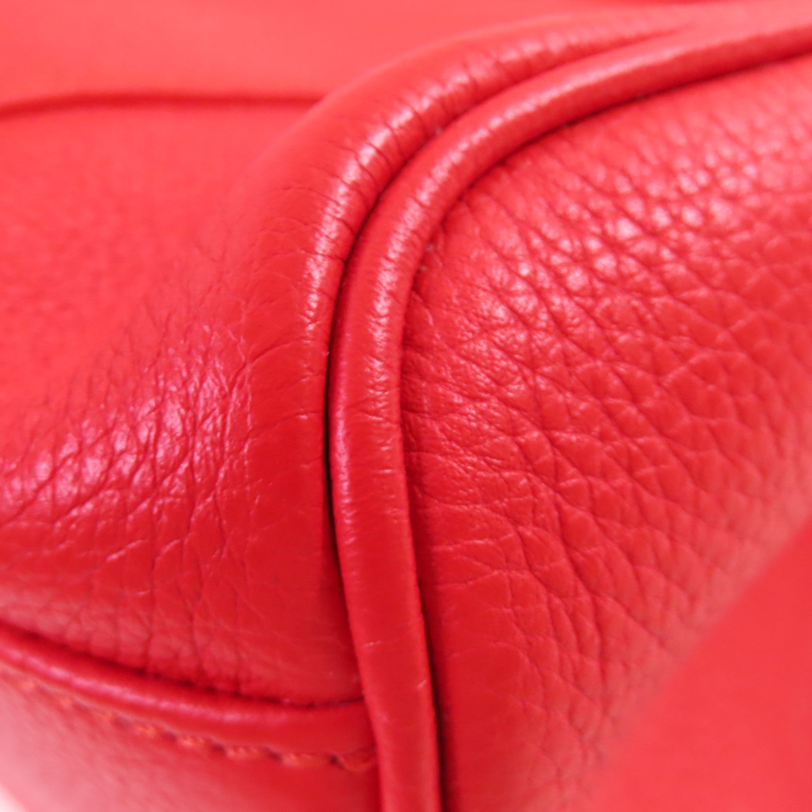 MULBERRY 牛皮皮革2Way Shoulder Bag金扣手挽肩背兩用袋紅色