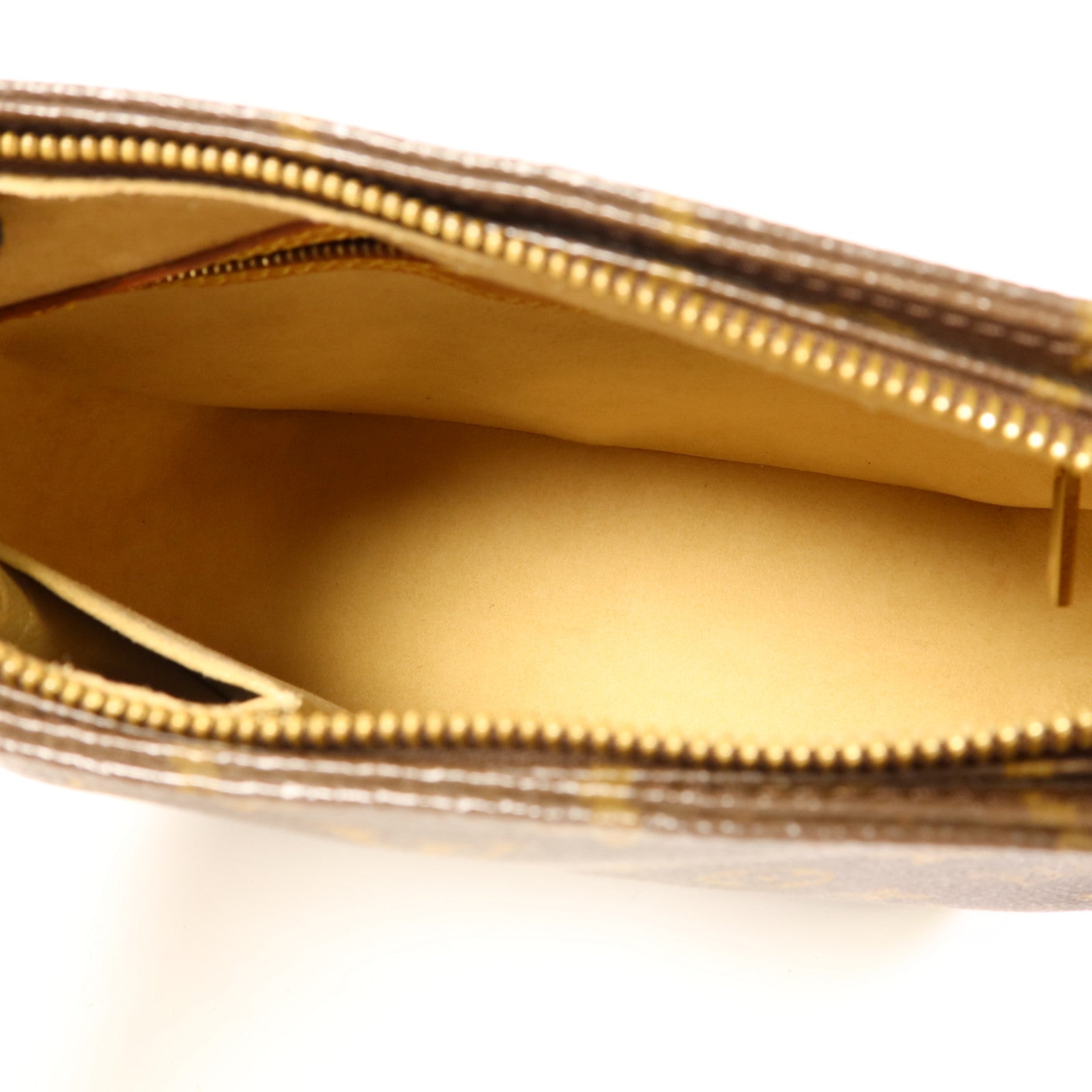 LOUIS VUITTON Monogram Looping MM金扣肩背袋棕色