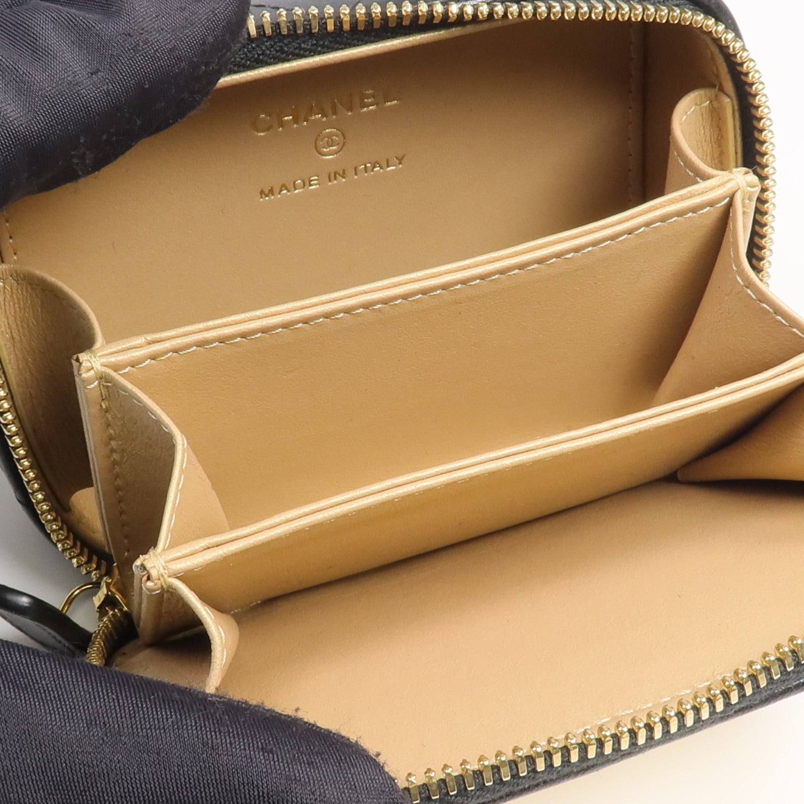 CHANEL 羊皮皮革Clutch with Chain金扣鏈帶肩背袋