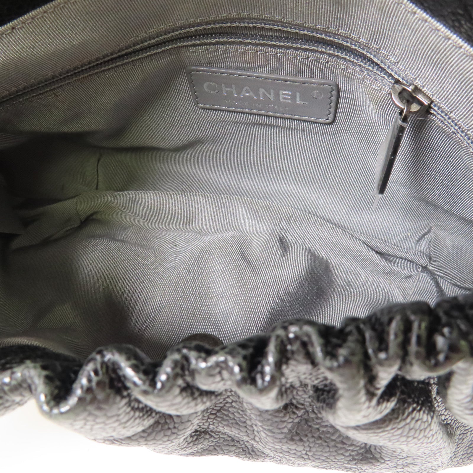 CHANEL 牛皮皮革Chain Shoulder鏈帶肩背袋