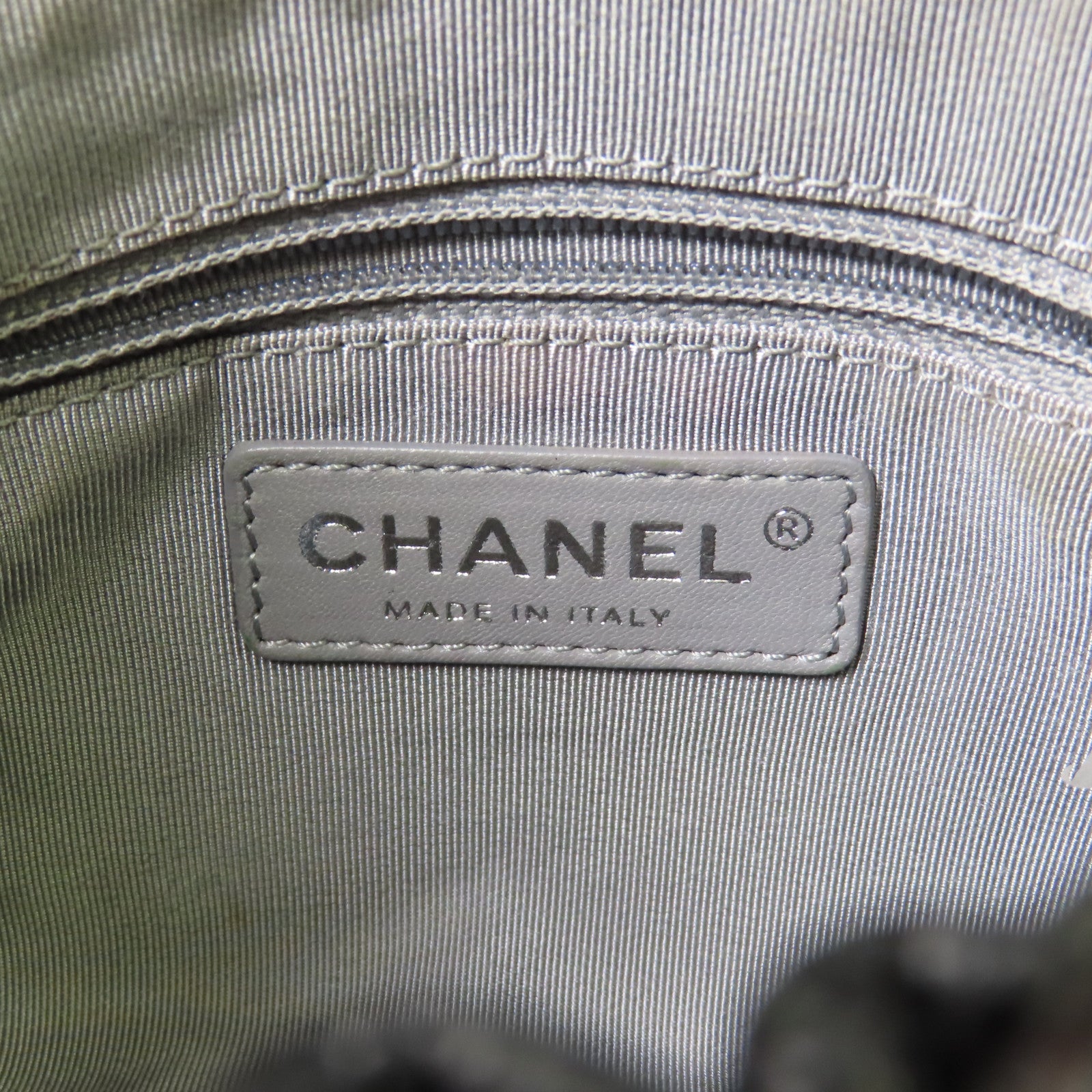 CHANEL 牛皮皮革Chain Shoulder鏈帶肩背袋
