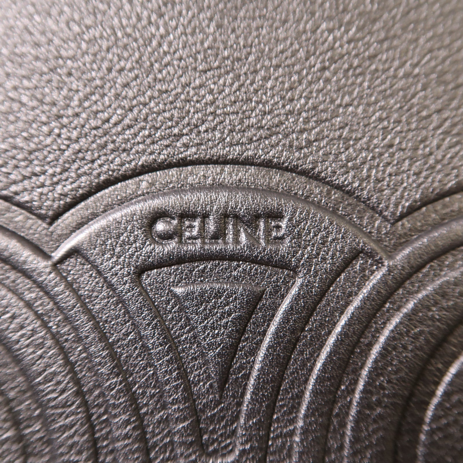 CELINE 牛皮皮革Heloise Bag金扣肩背袋黑色