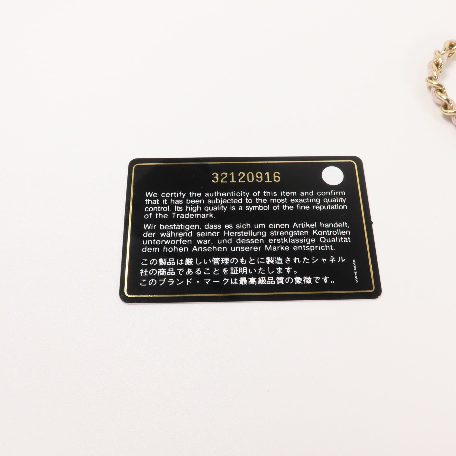 CHANEL 牛皮皮革WOC Wallet On Chain鏈帶肩背袋