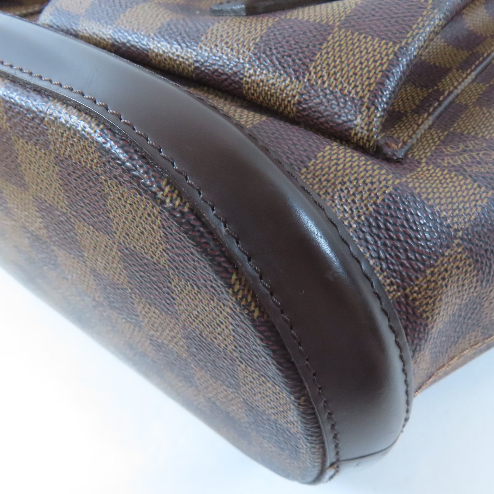 LOUIS VUITTON 【激減優惠】Damier Manosque GM金扣手挽袋啡色