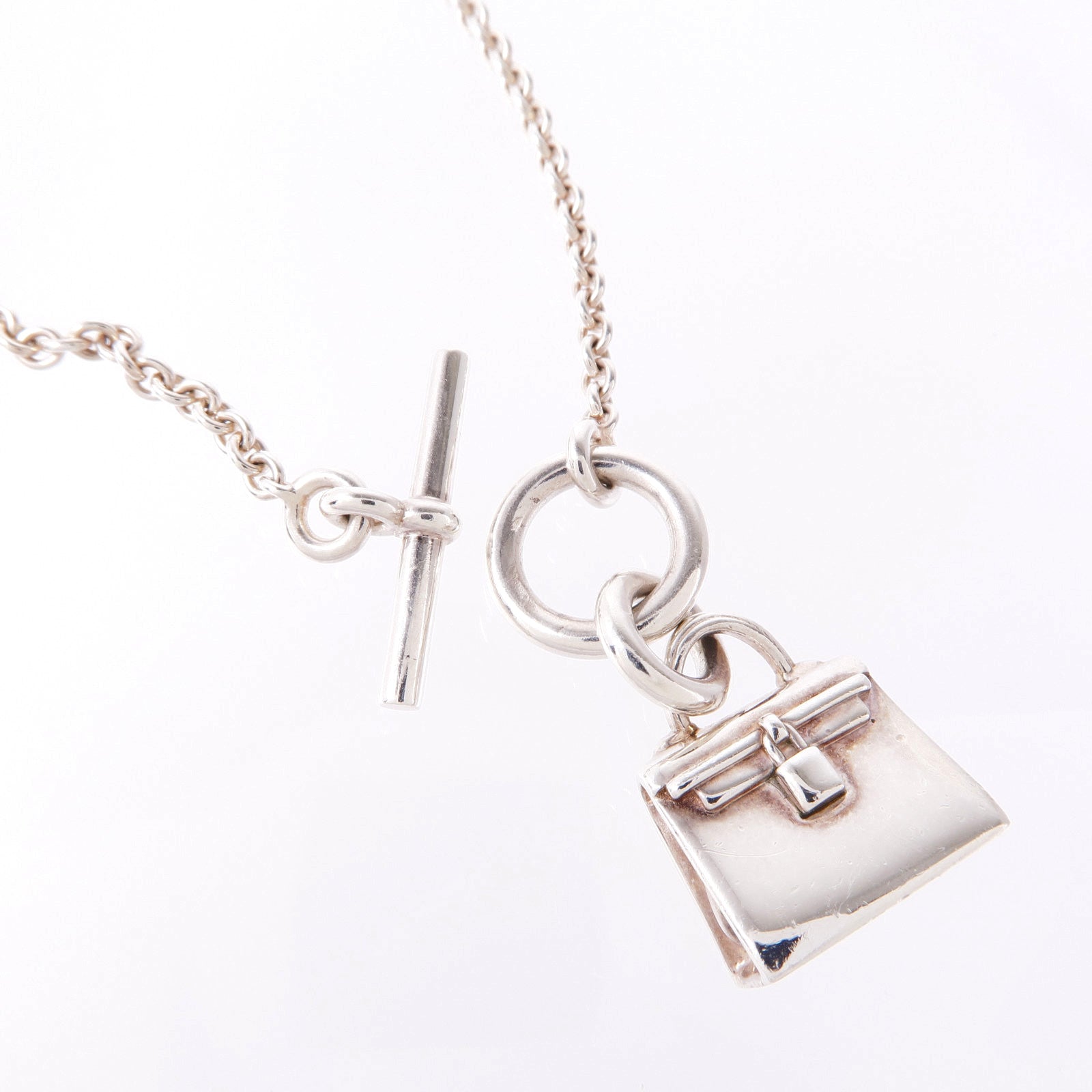 HERMES 925純銀Amulettes Kelly Pendant項鍊