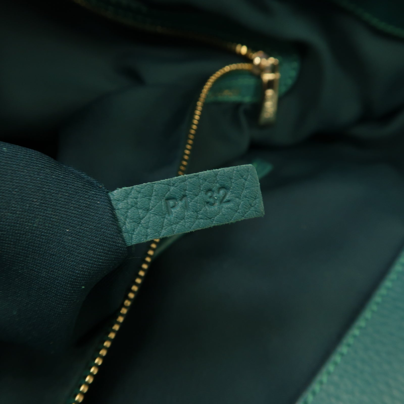 TOD’S 牛皮皮革Tote Bag銀扣手挽袋綠色