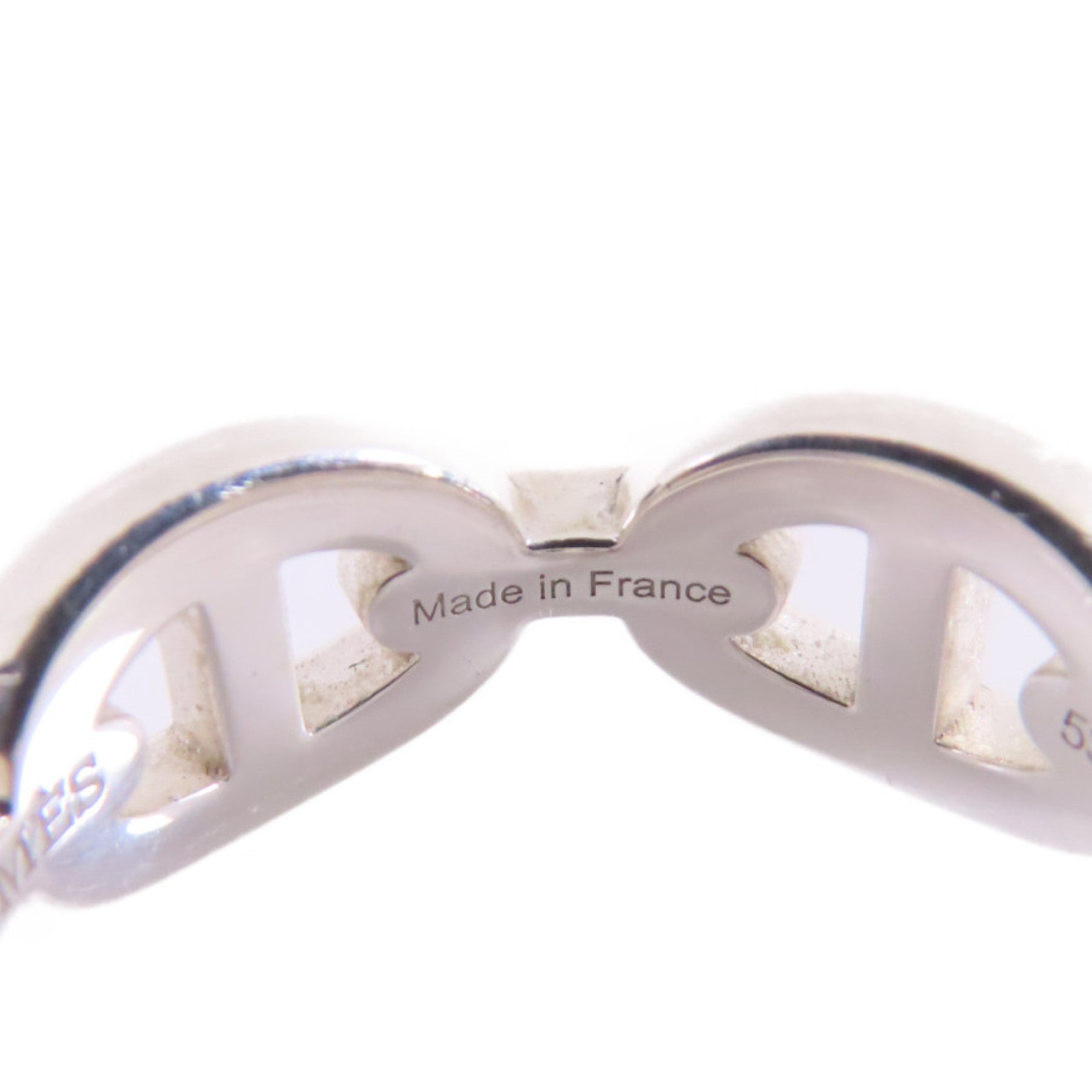 HERMES 925純銀Chaine Dancre Ring戒指Hermes#53/US#6.25