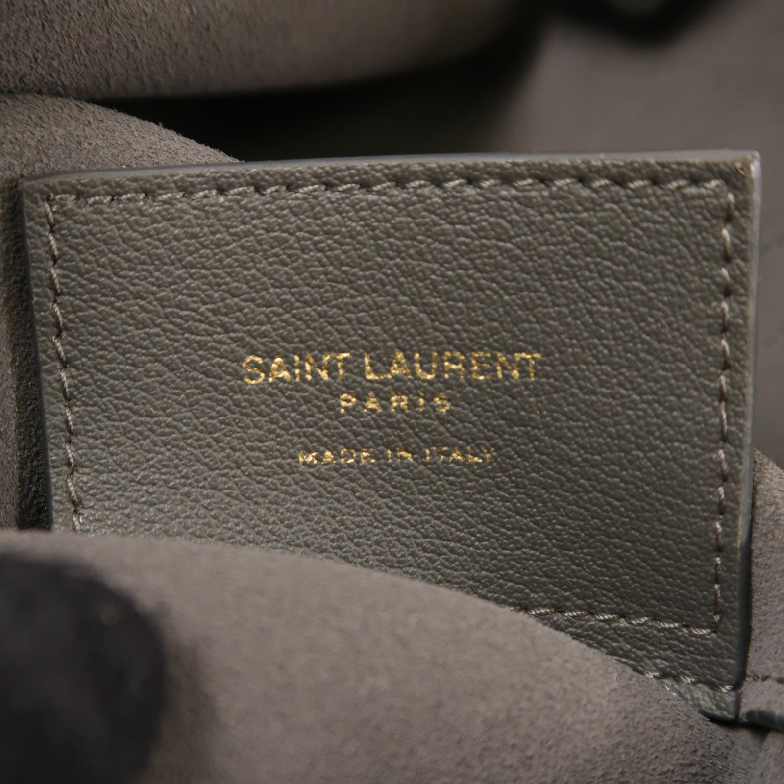YVES SAINT LAURENT 牛皮皮革2Way Shoulder金扣手挽肩背兩用袋