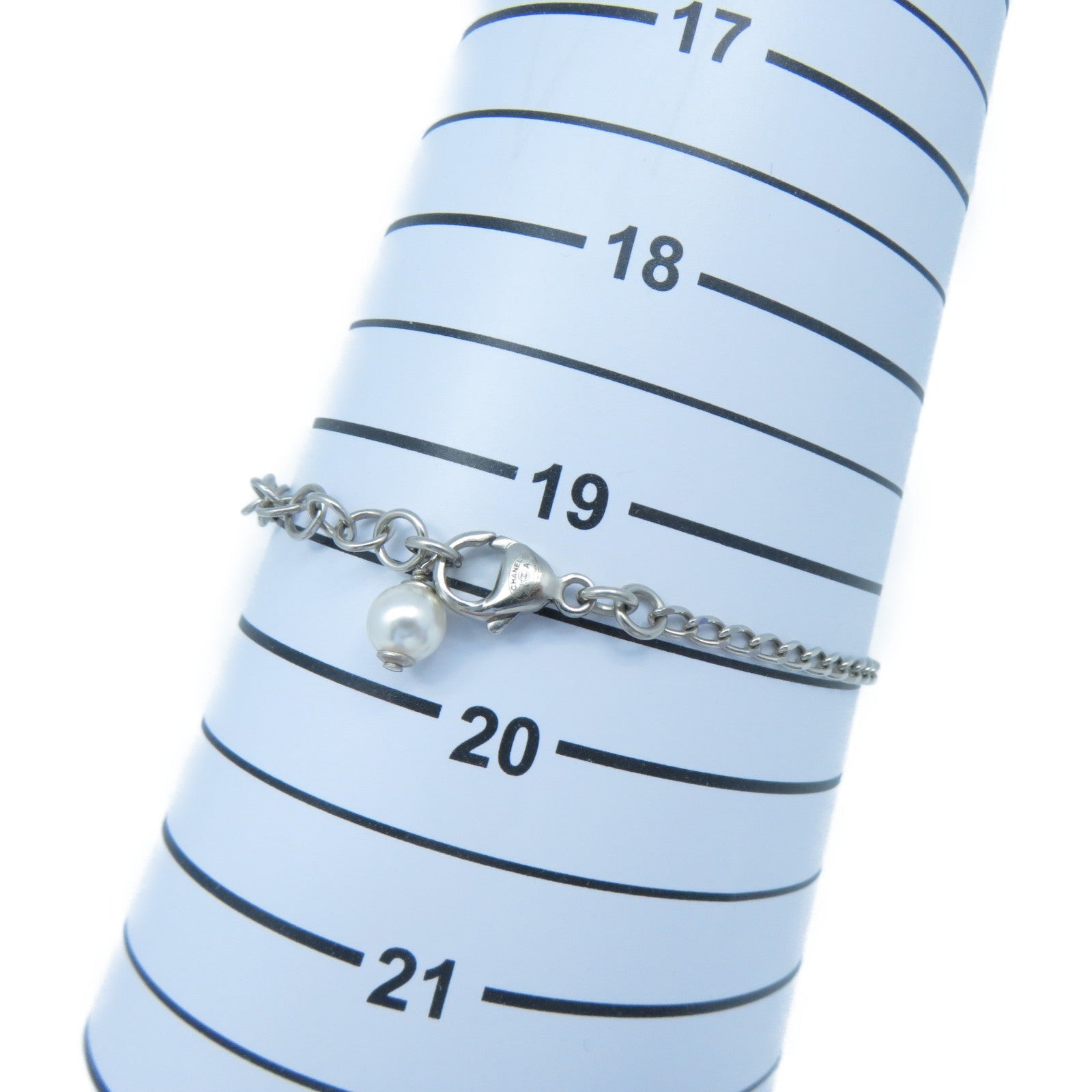 CHANEL 【激減優惠】金屬Bracelet手鏈銀色