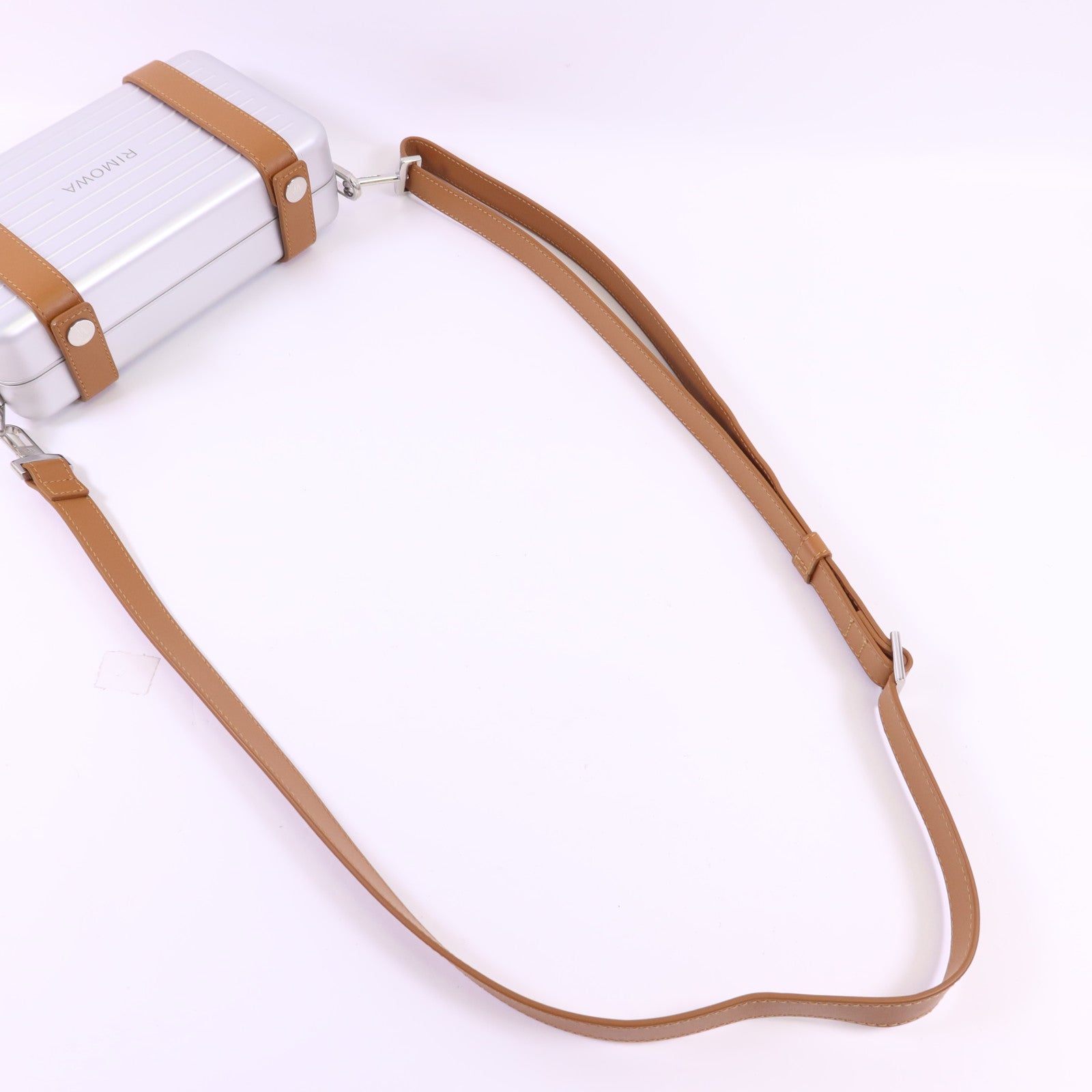 RIMOWA 鋁Personal Shoulder Bag銀扣肩背袋