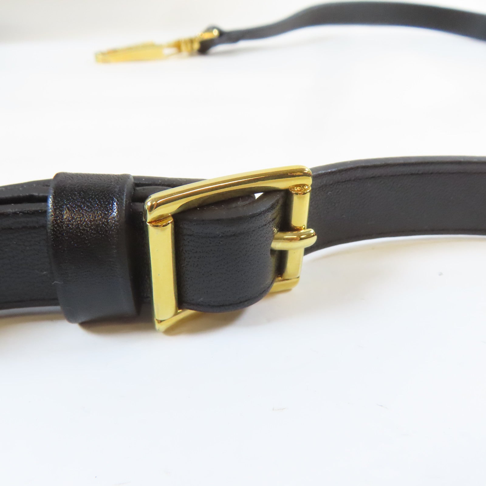 BURBERRY 帆布Shoulder Bag金扣肩背袋啡色
