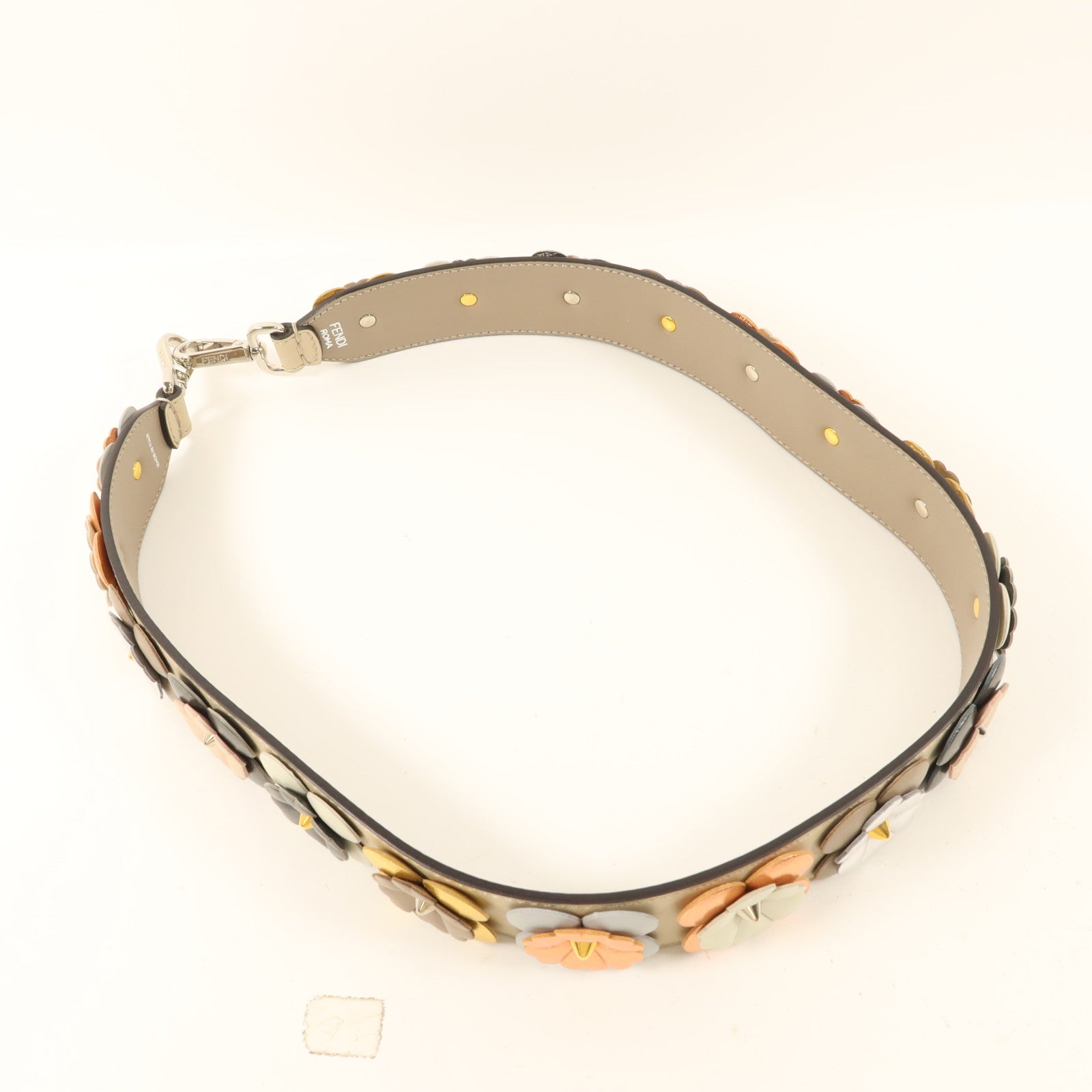FENDI 牛皮皮革Strap You Flowerland肩帶