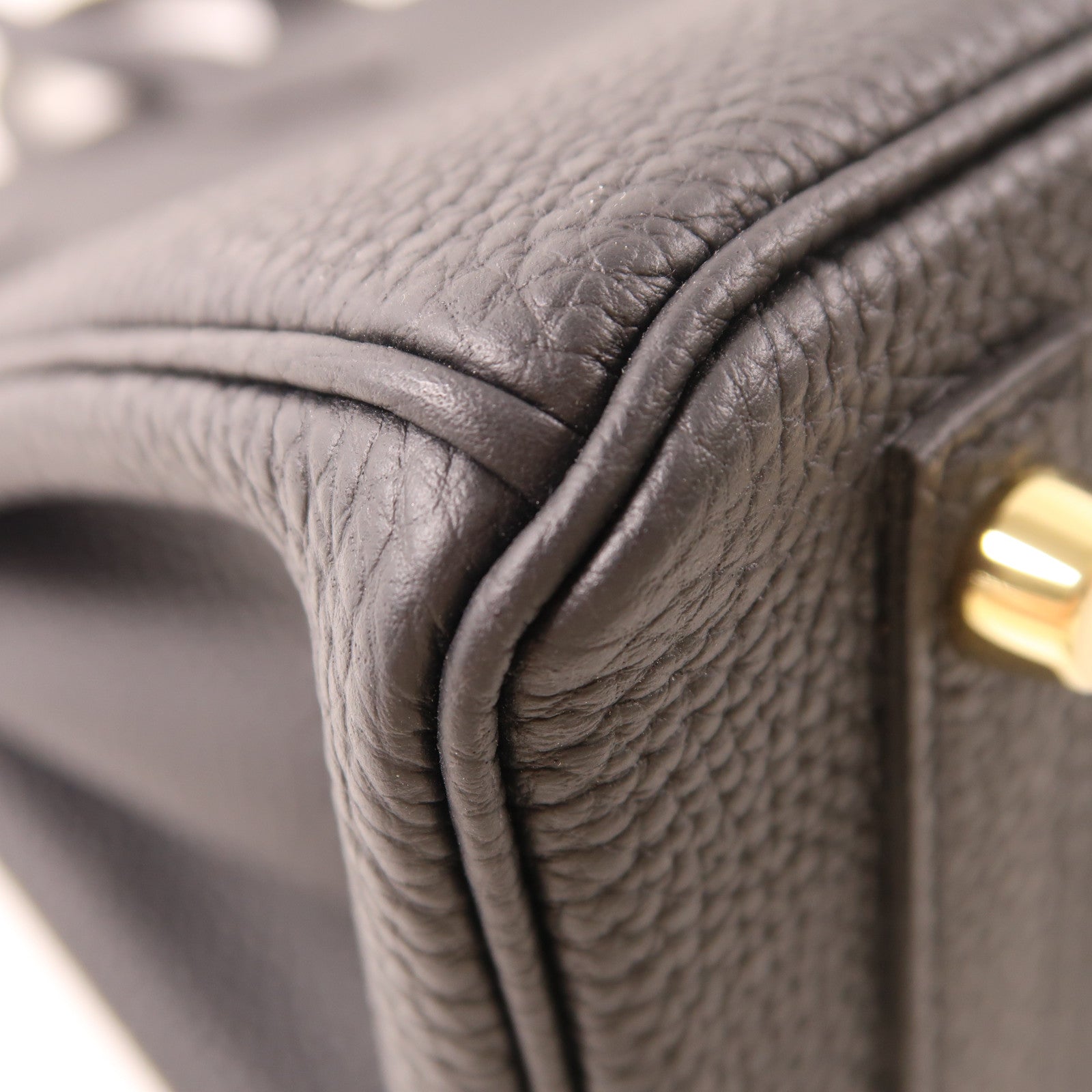 HERMES【激減優惠】 Togo皮革Birkin 25金扣手挽袋Noir黑色